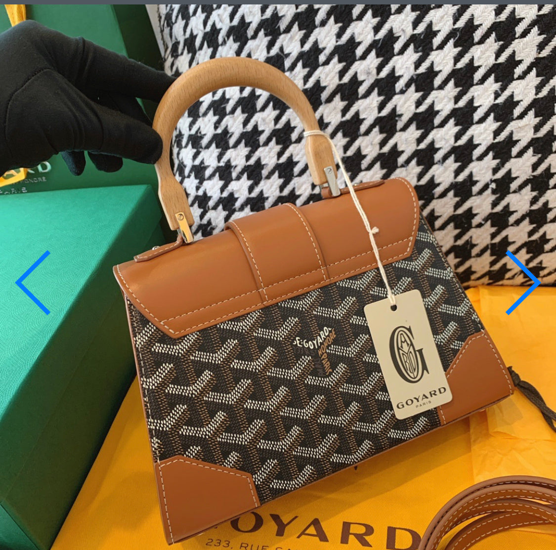 Sac Saigon mini brown facture