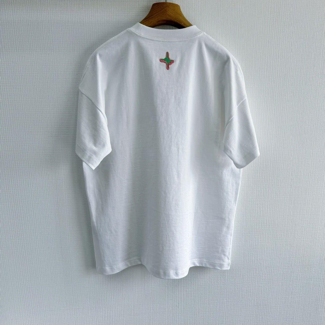 T-shirt CD AND LEWIS HAMILTON, coupe oversize Jersey de coton blanc