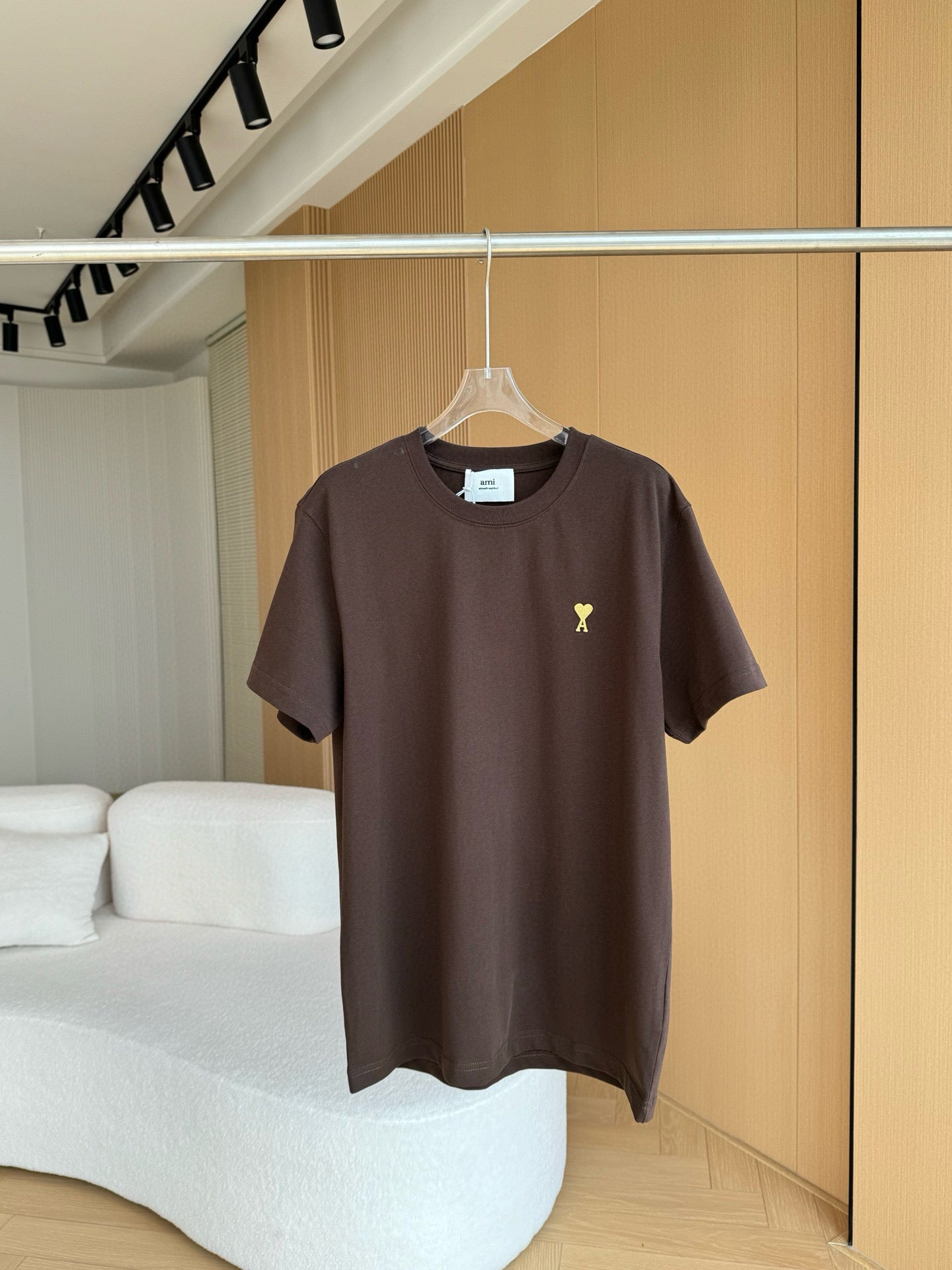 Ami Paris t-shirt en coton à logo brodé