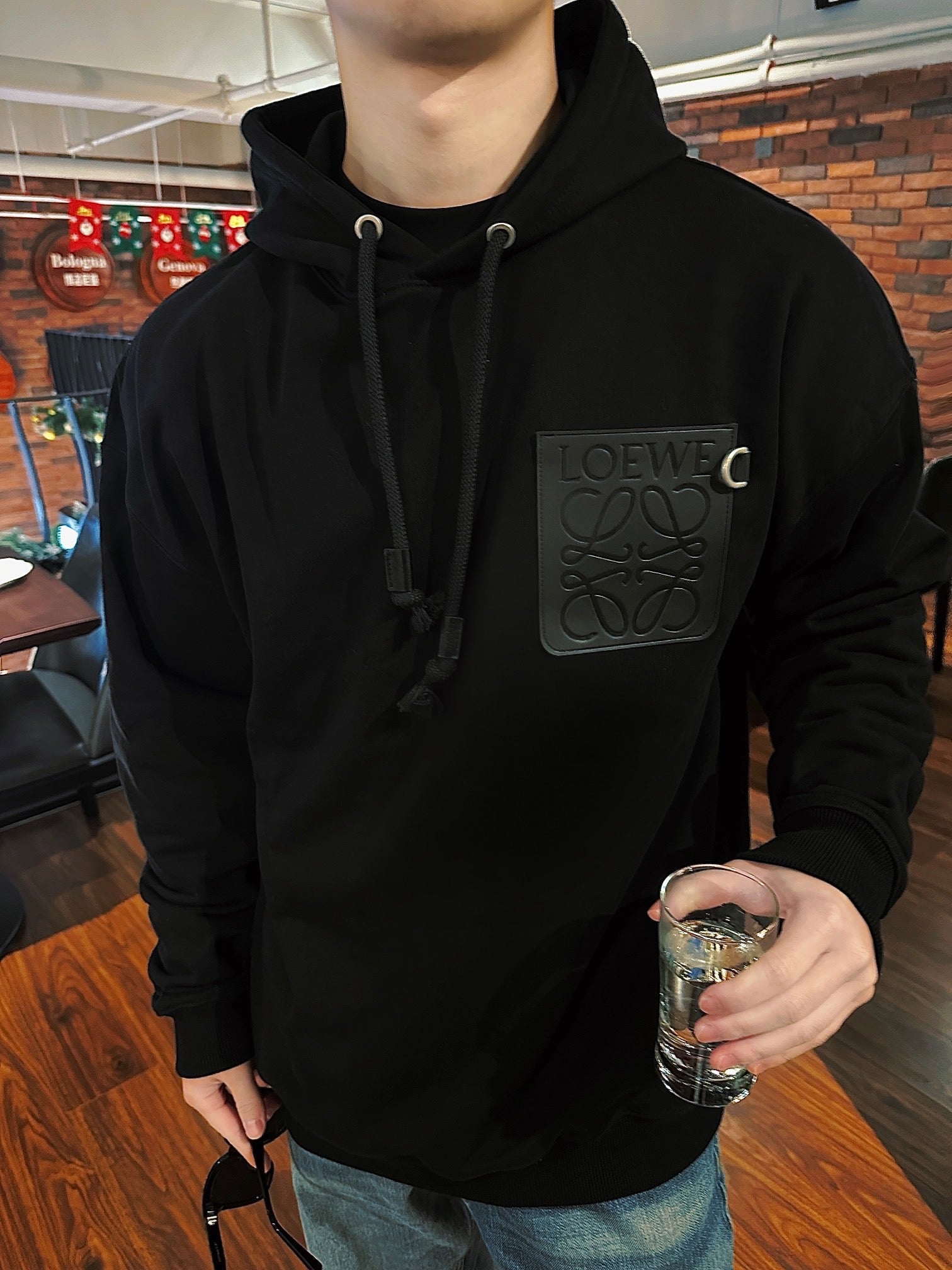 Loewe Sweatshirt schwarz