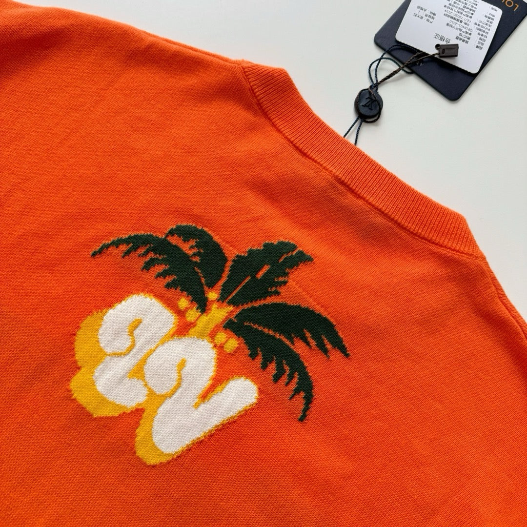 Tee-shirt lv manches courtes en coton