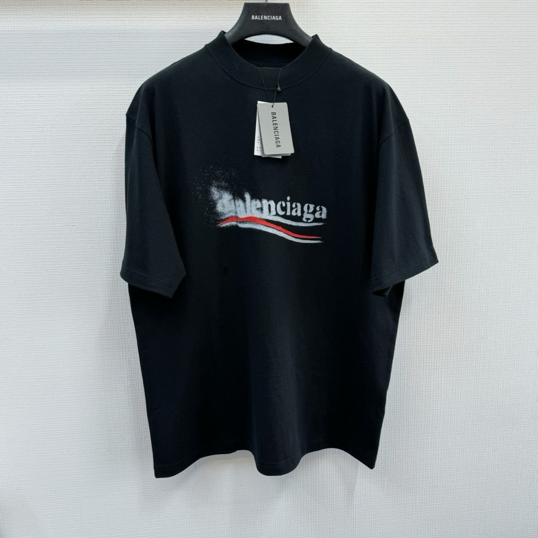 Blncg oversized black cotton t-shirt