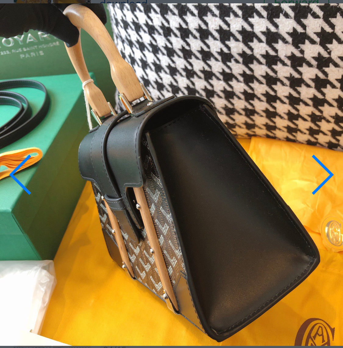 Sac Saigon mini black facture