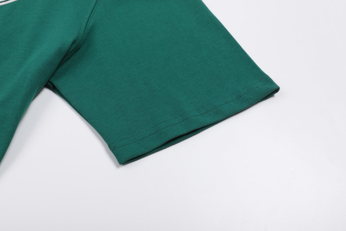 T-shirt vert à logo ami de cœur