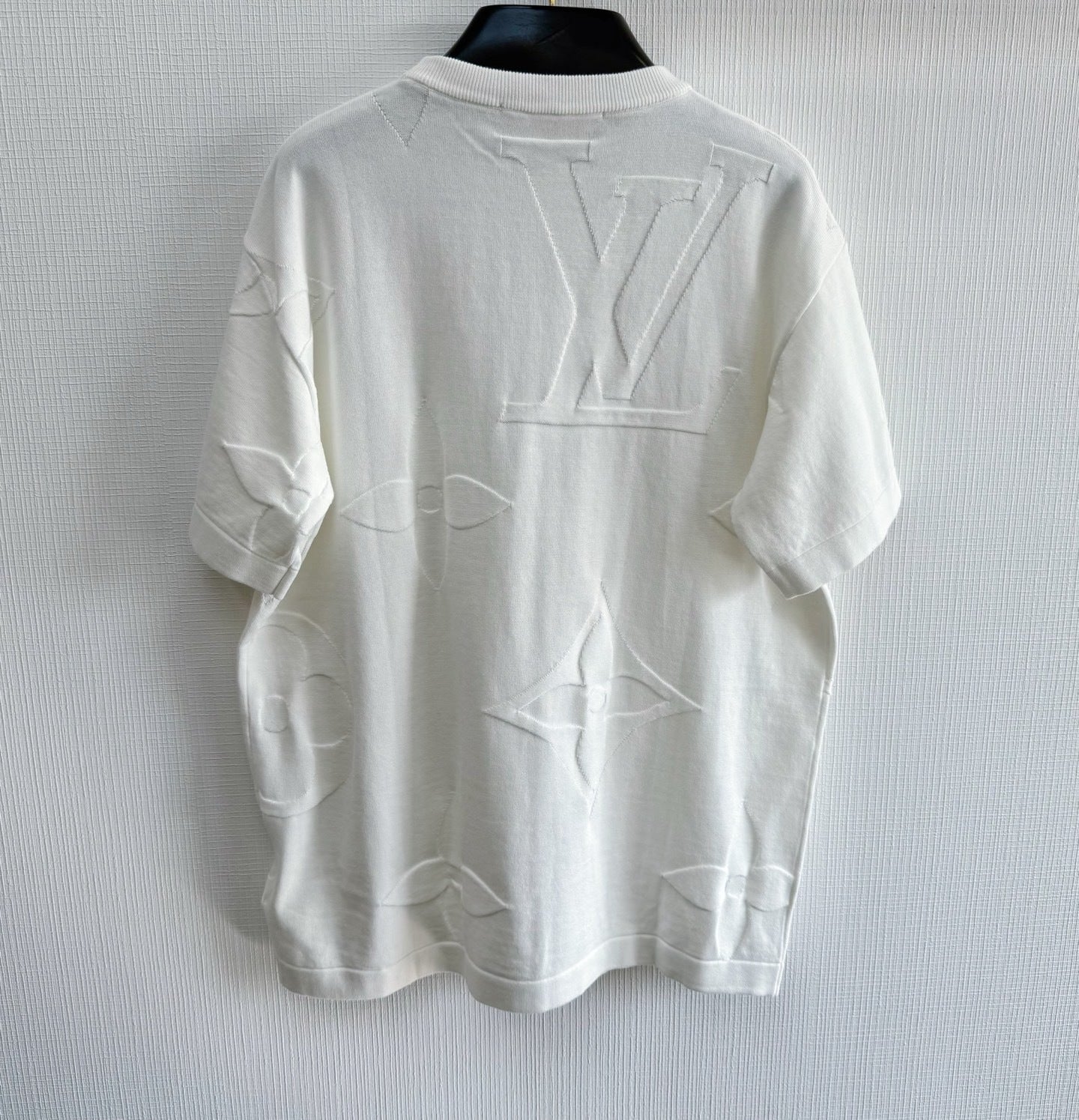 TEE shirt brodé Monogram en coton lv