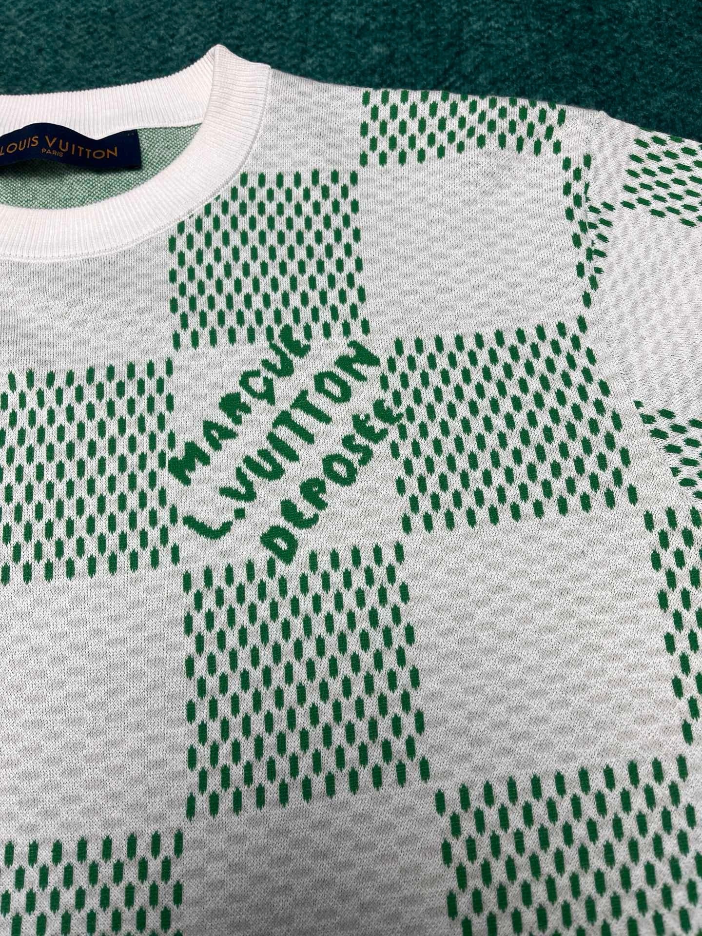 Lv Damier Mesh T-Shirt