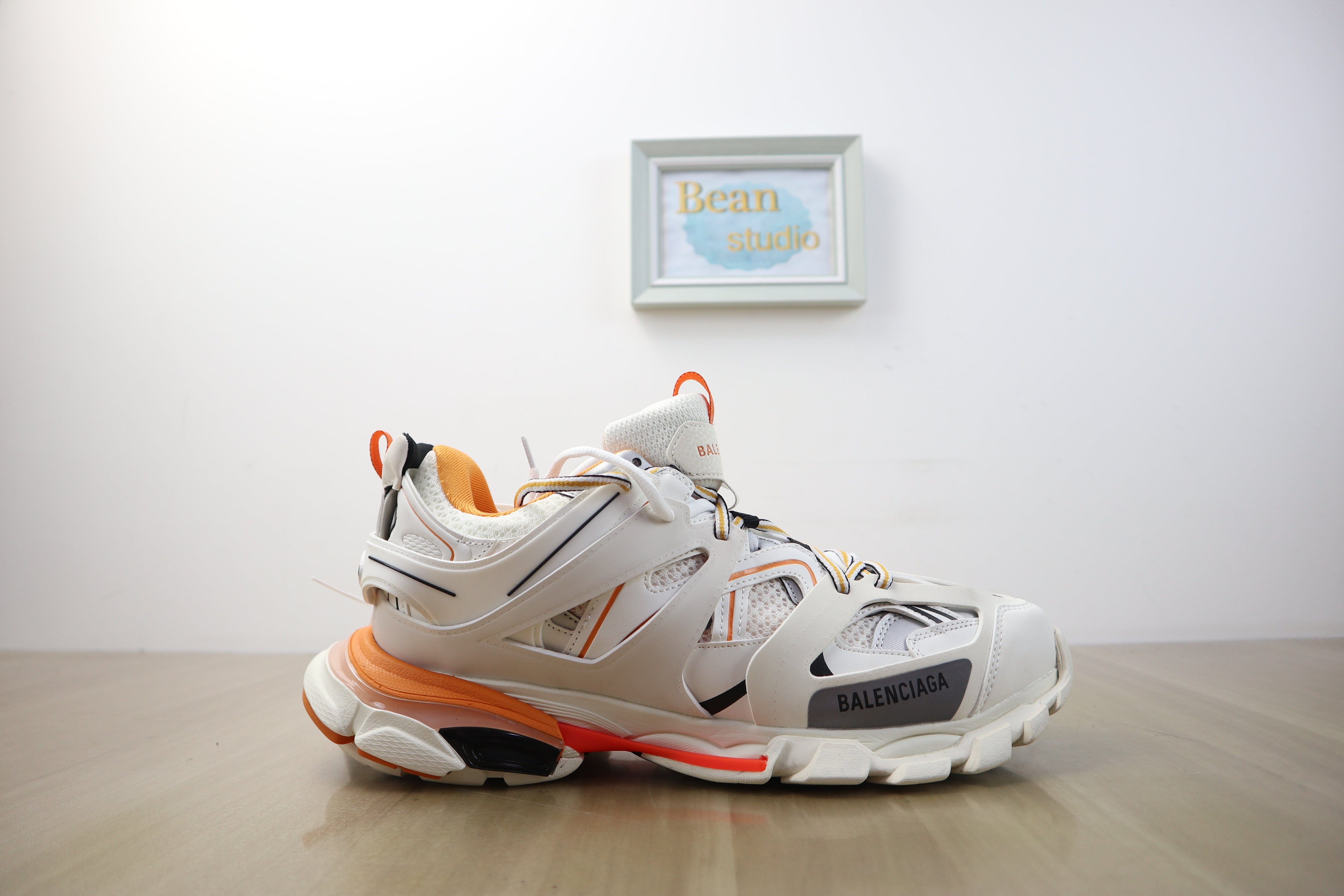 Blncg track blanche orange facture