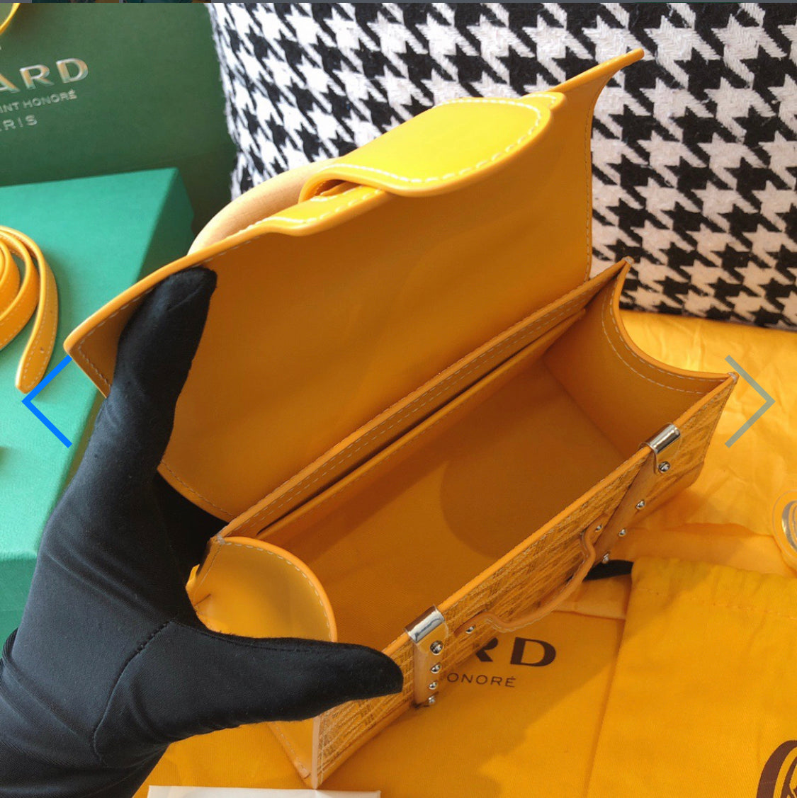 Sac Saigon mini yellow facture