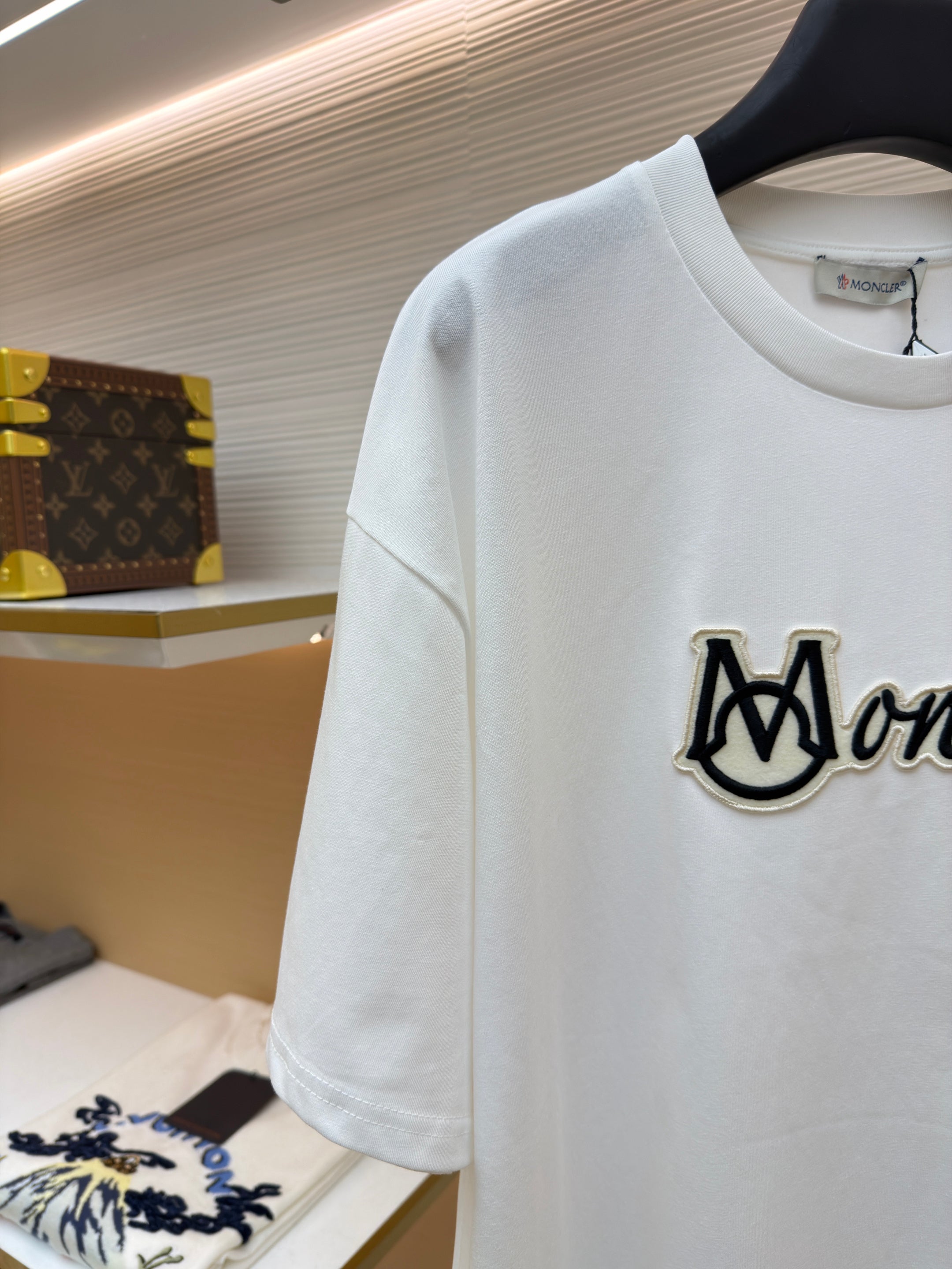 T Shirt Monclr logo brodé
