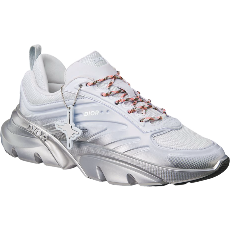 Sneaker B44 Blade Maille technique blanche argenté tissu technique