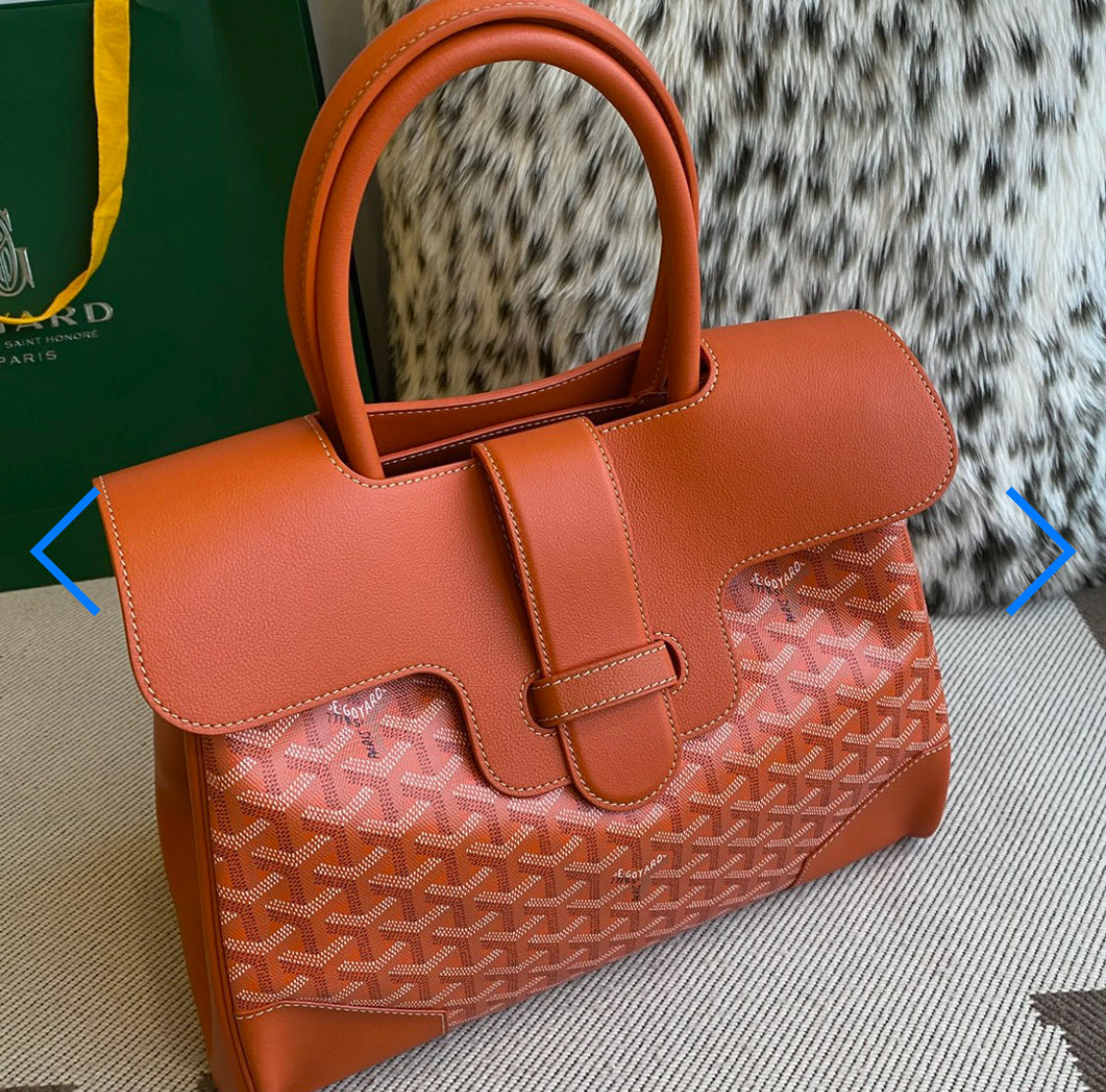 Sac cabas Saigon orange facture