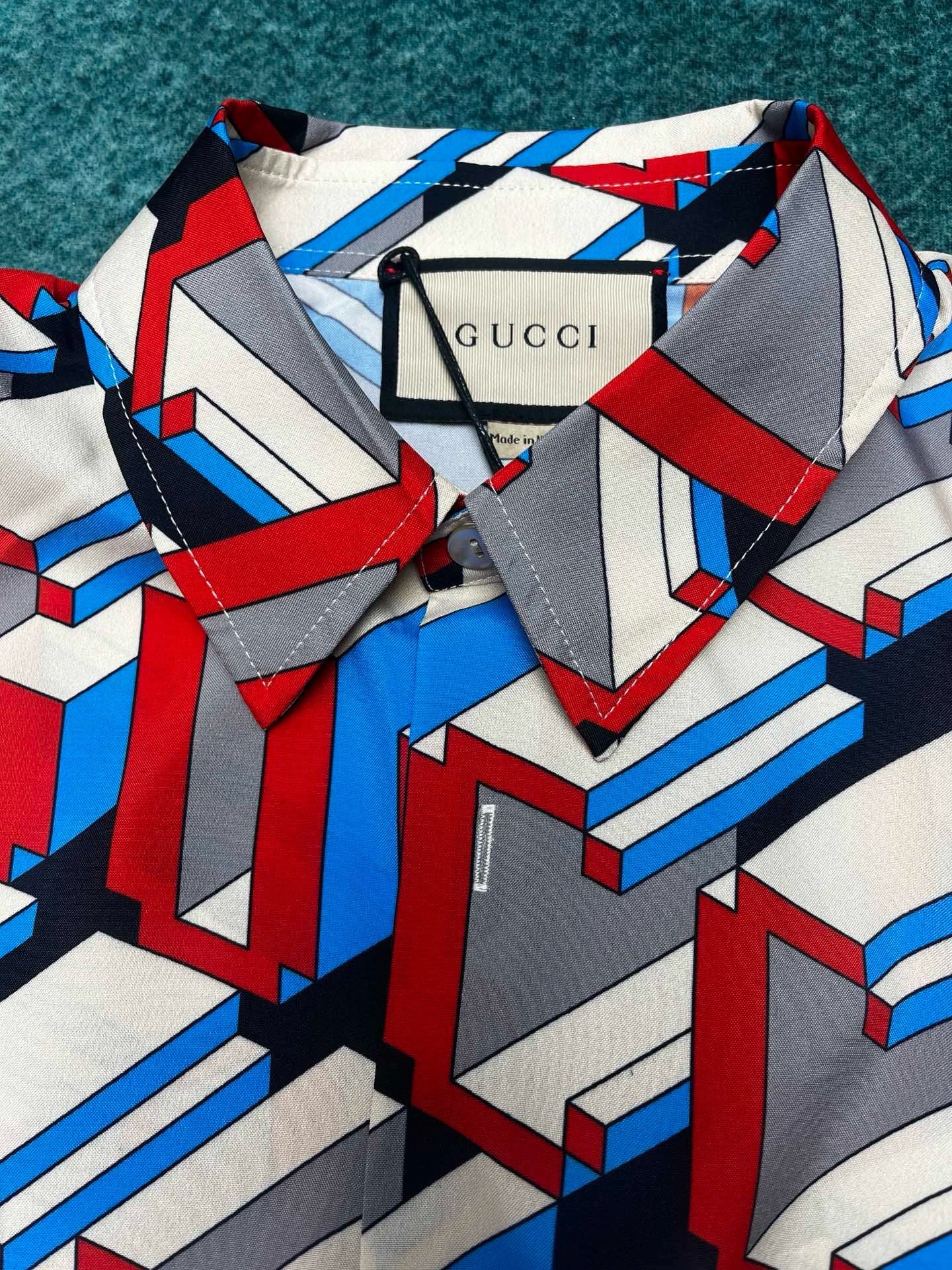 GG printed logo shirt