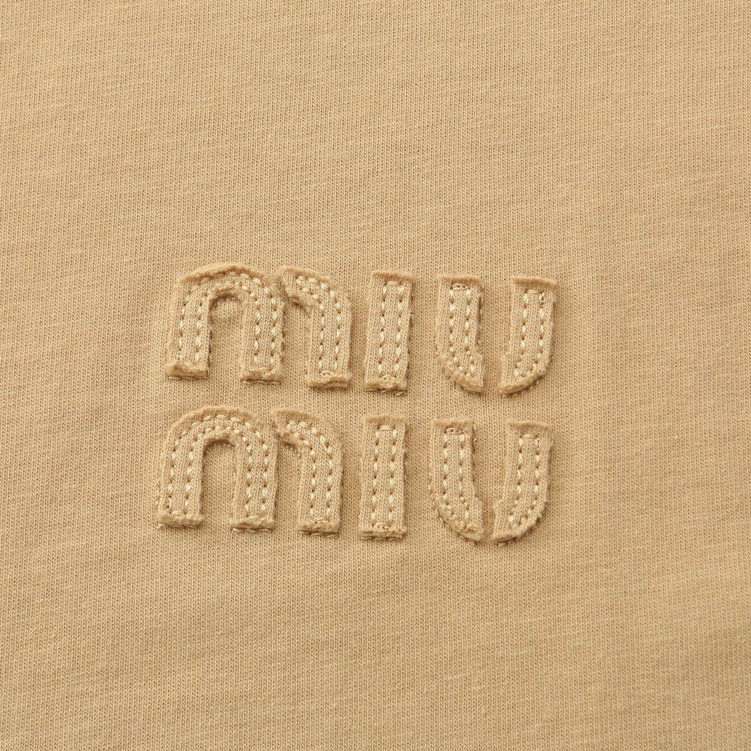 Miu cotton t-shirt