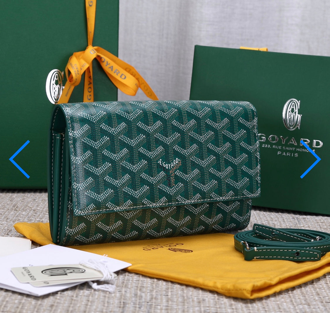 Portefeuille Pochette green varenne facture