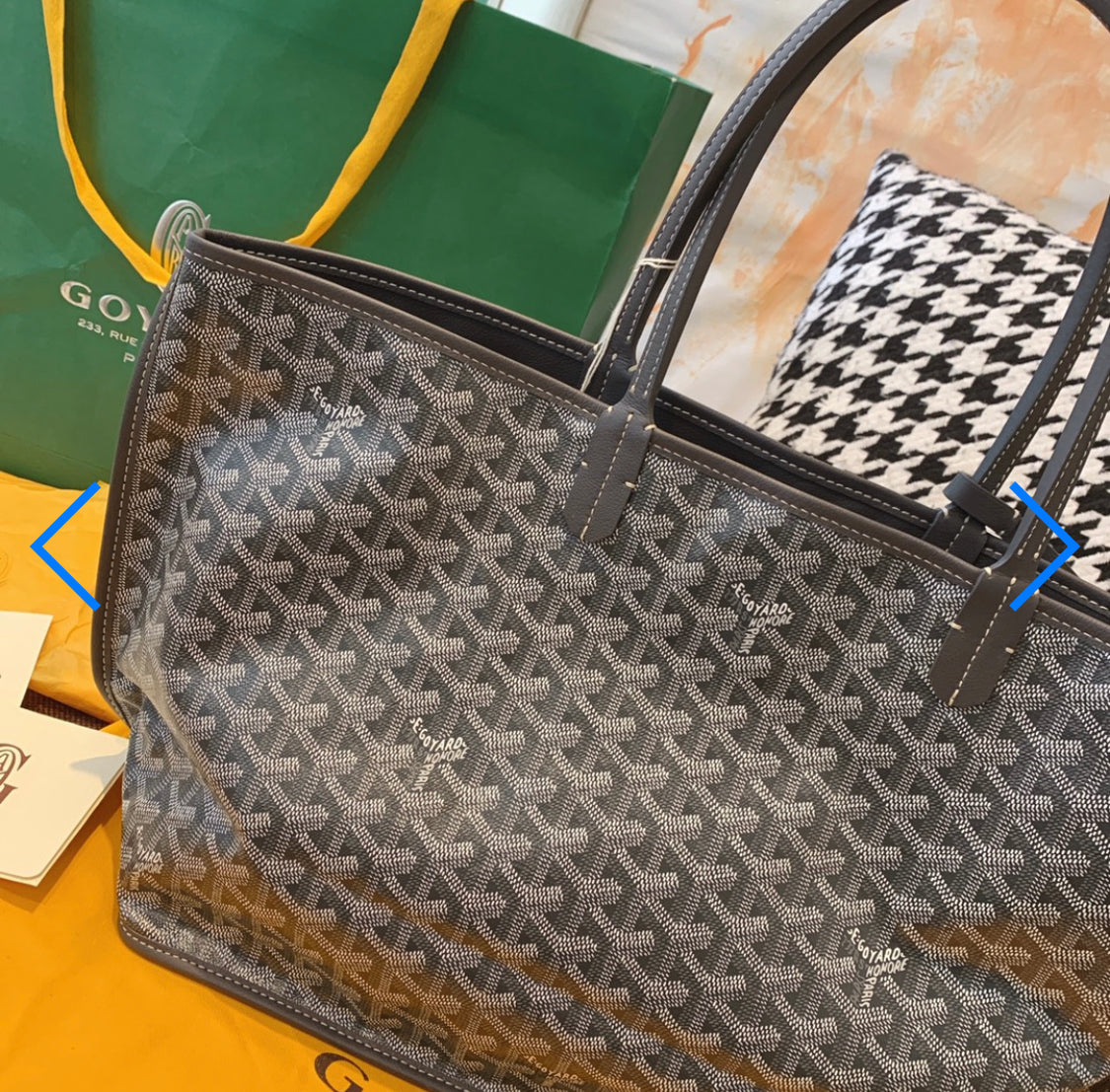 Sac Anjou GM grey facture