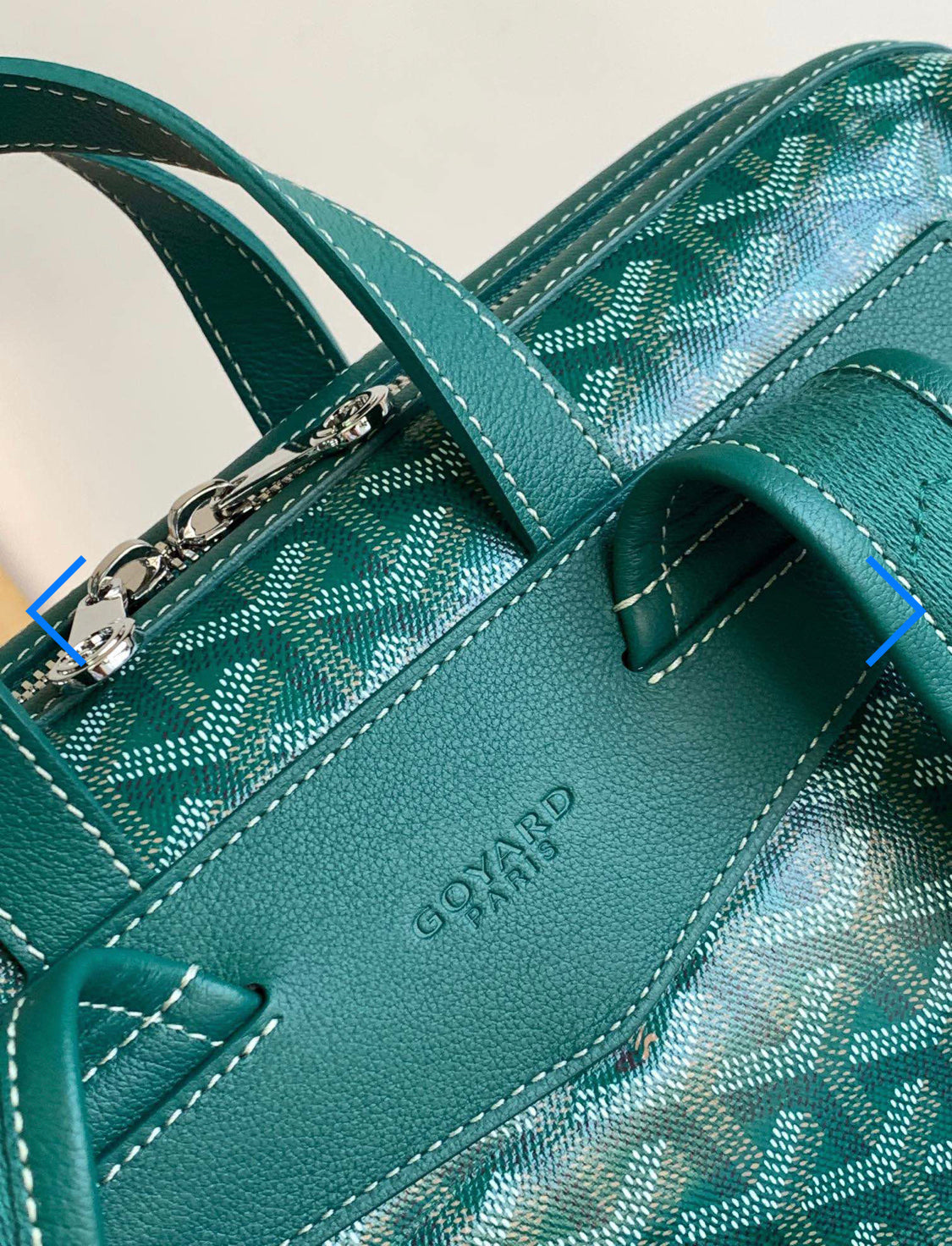 Cisalpin green invoice backpack