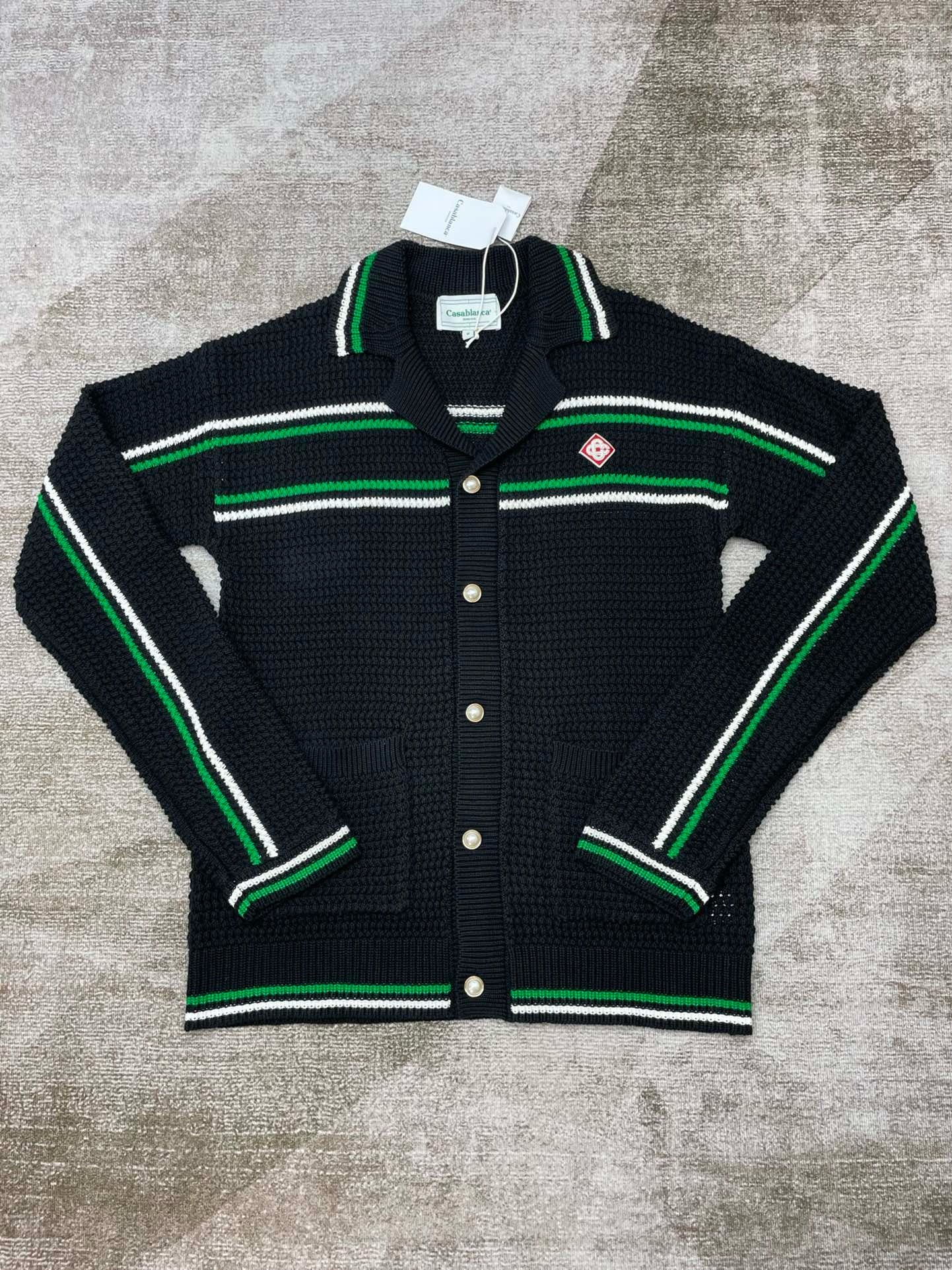 Casa tennis crochet shirt manches longues