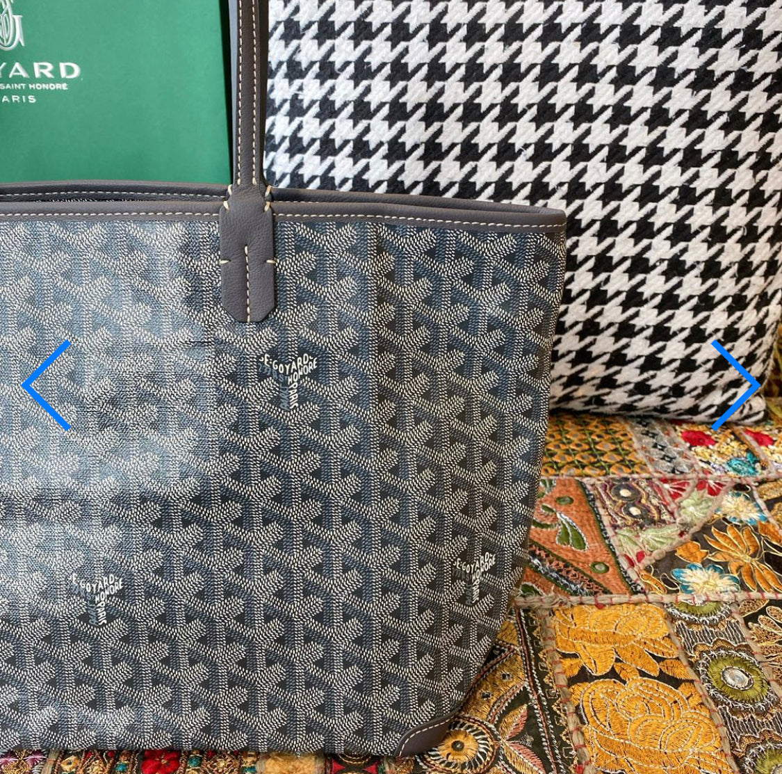 Artois grey PM invoice bag