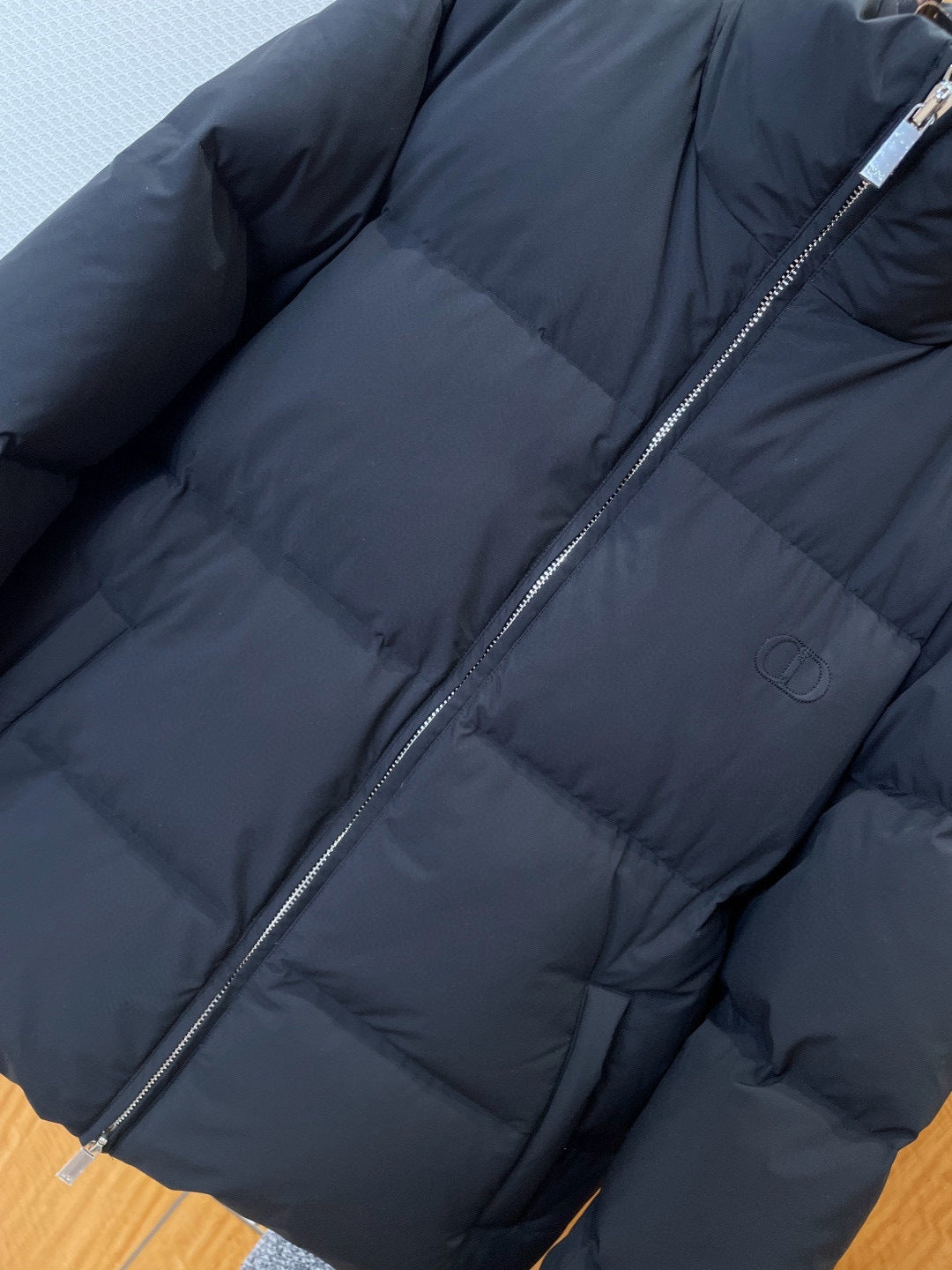 Doudoune cd oblique Jacquard coton mélange