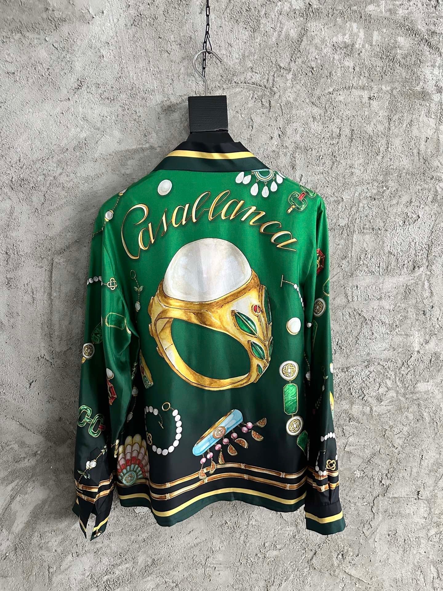 Casa printed twill shirt