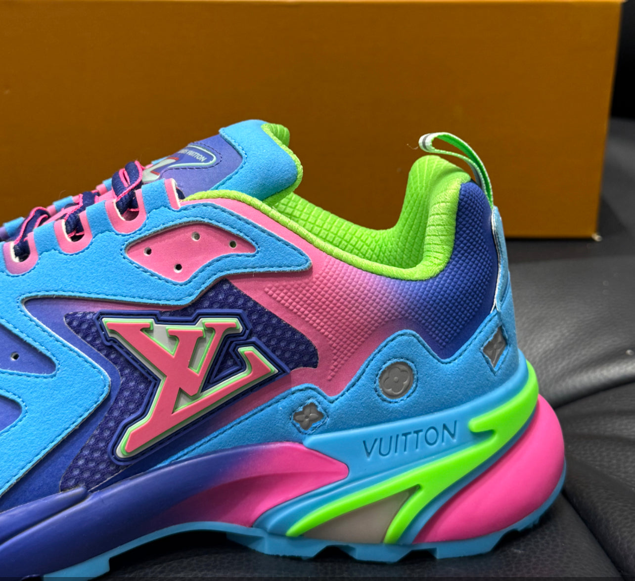 Sneakers Lv tatic blue pink facture