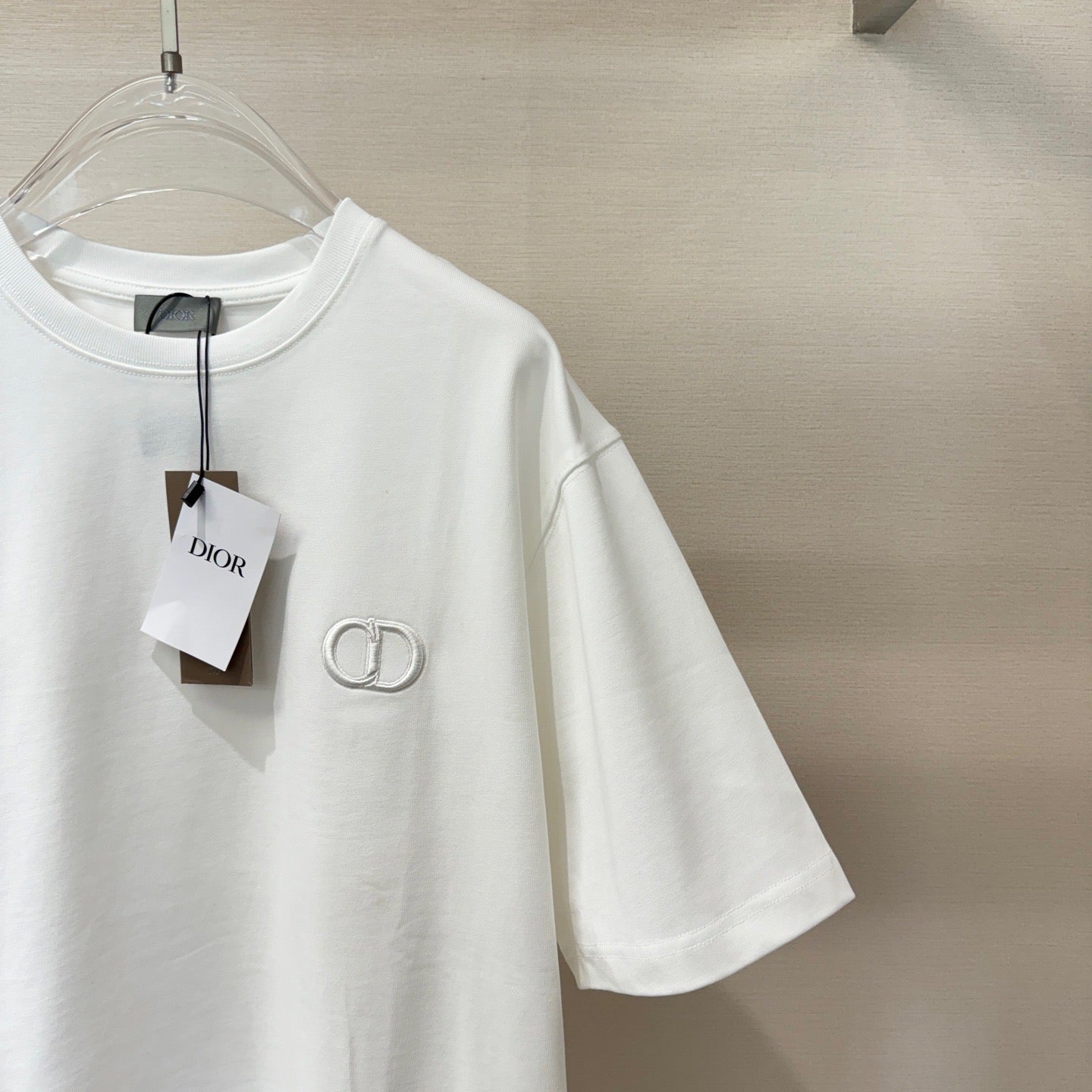 T-shirt CD Icon, coupe relax blanc