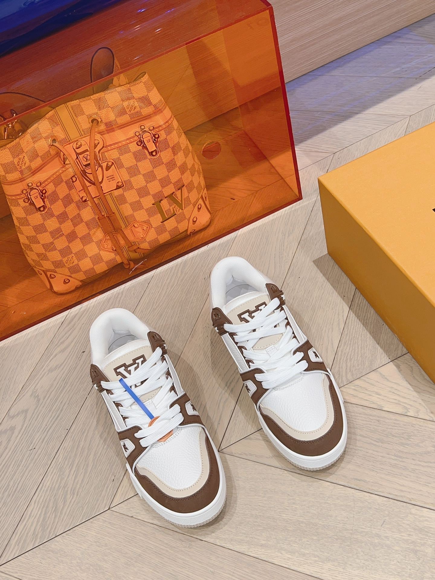 Sneakers Lv Trainers mocha facture