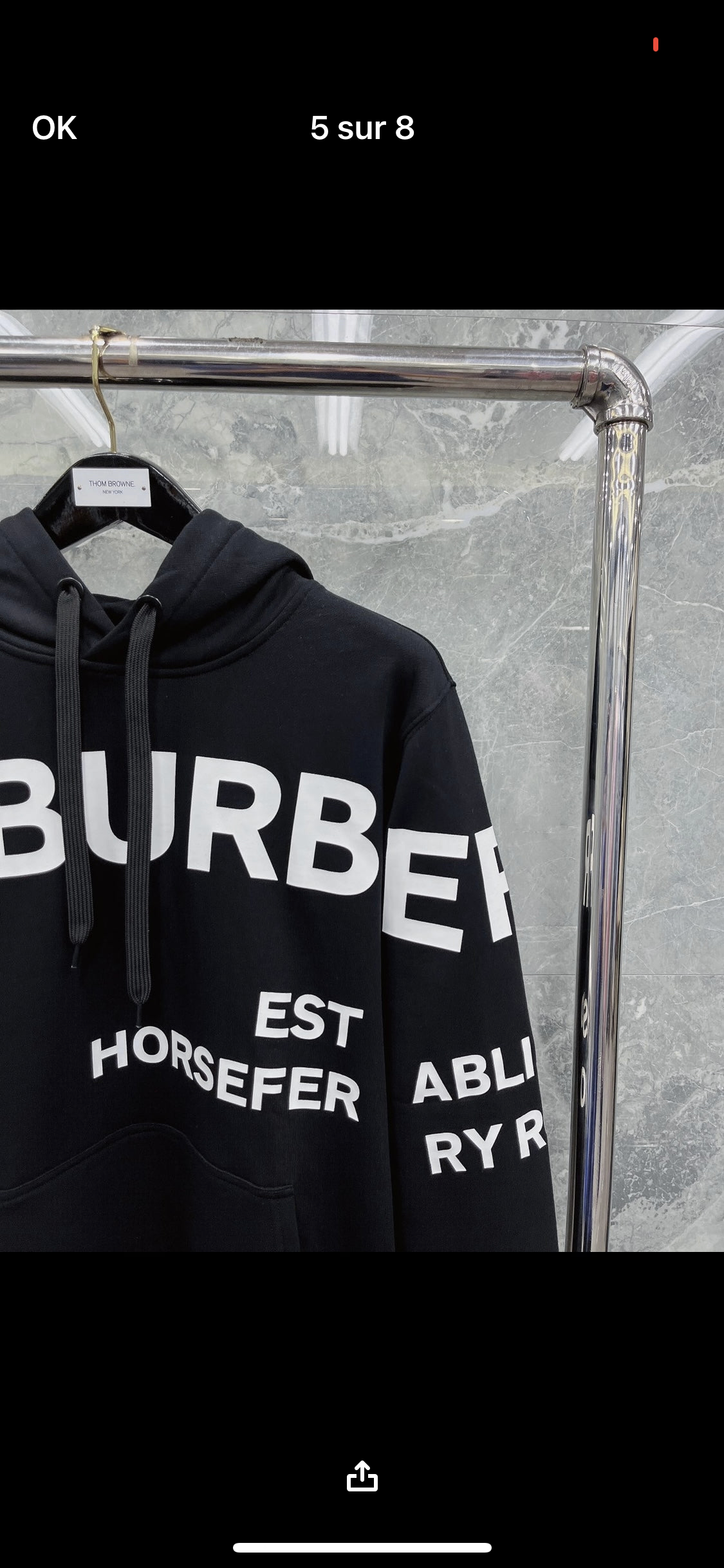 BRB black invoice sweatshirt