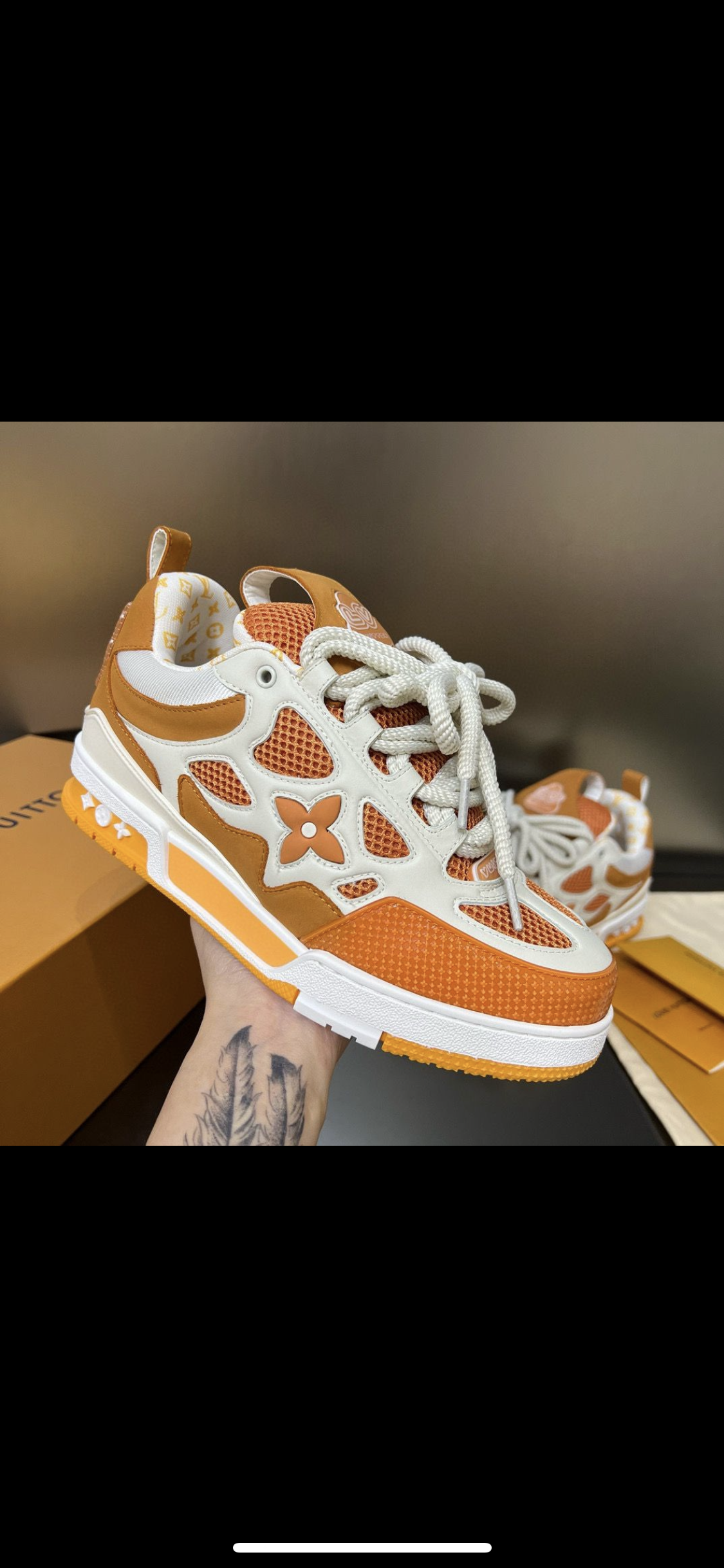 Sneakers Lv Skate orange facture 10/10