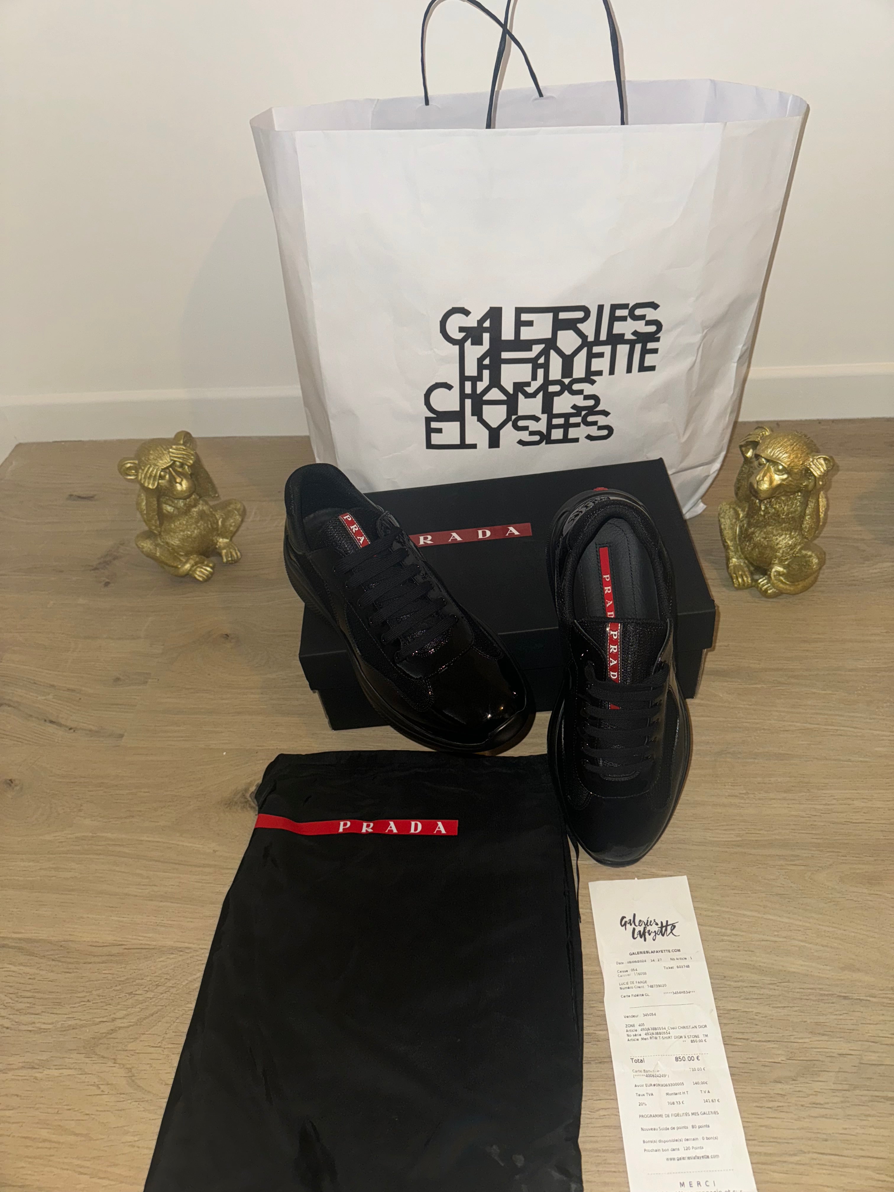 Sneakers Prd America ´ s Cup tissu bike lisse black 9/10