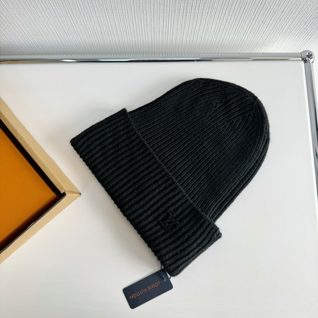 Black Lv hat with ticket
