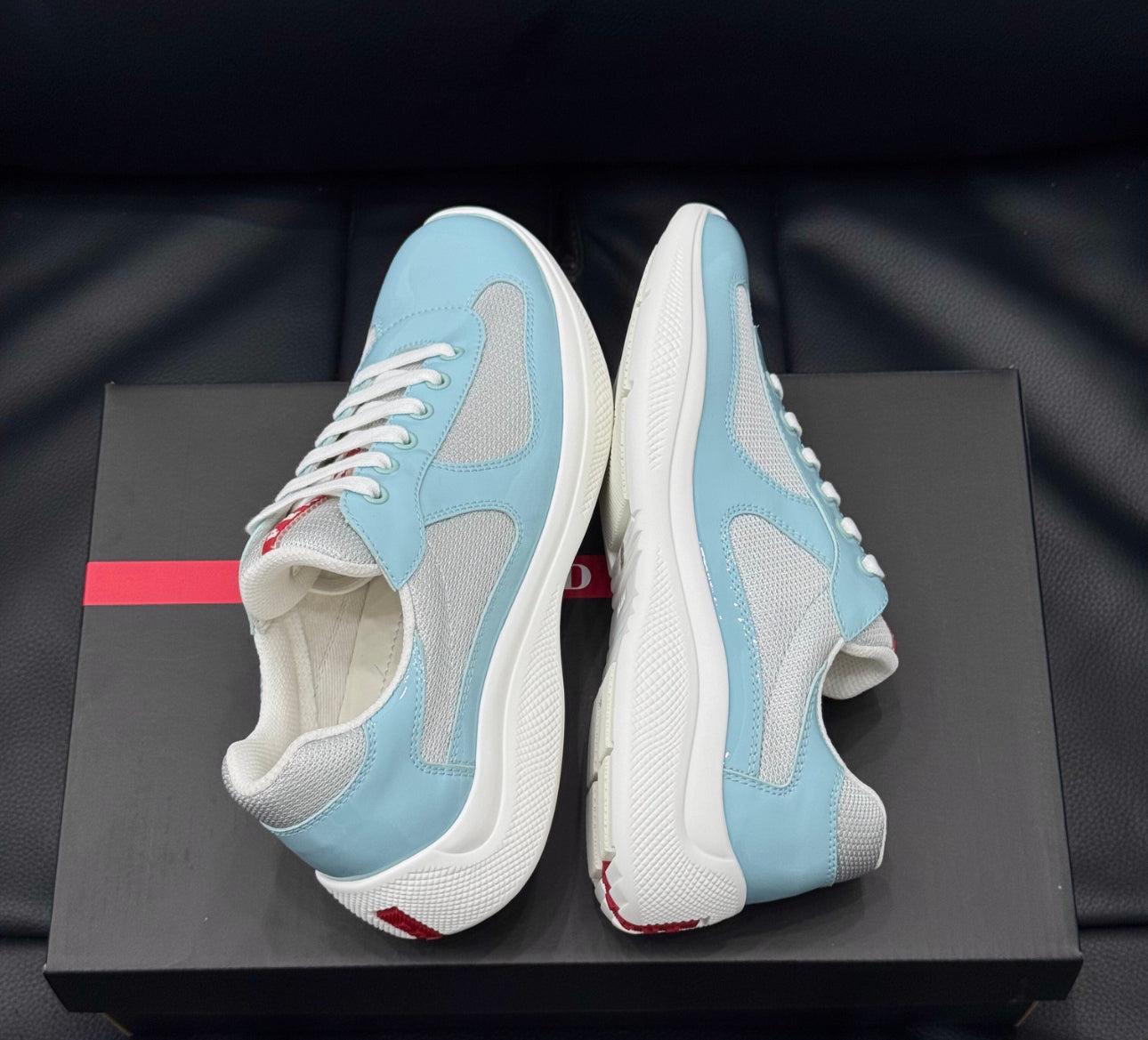 Sneakers Prd America ´ s Cup Bleu Marina tissu bike lisse 10/10 V3S