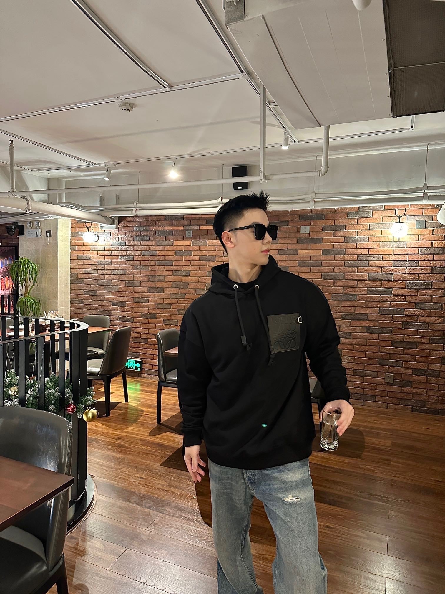 Loewe Sweatshirt schwarz