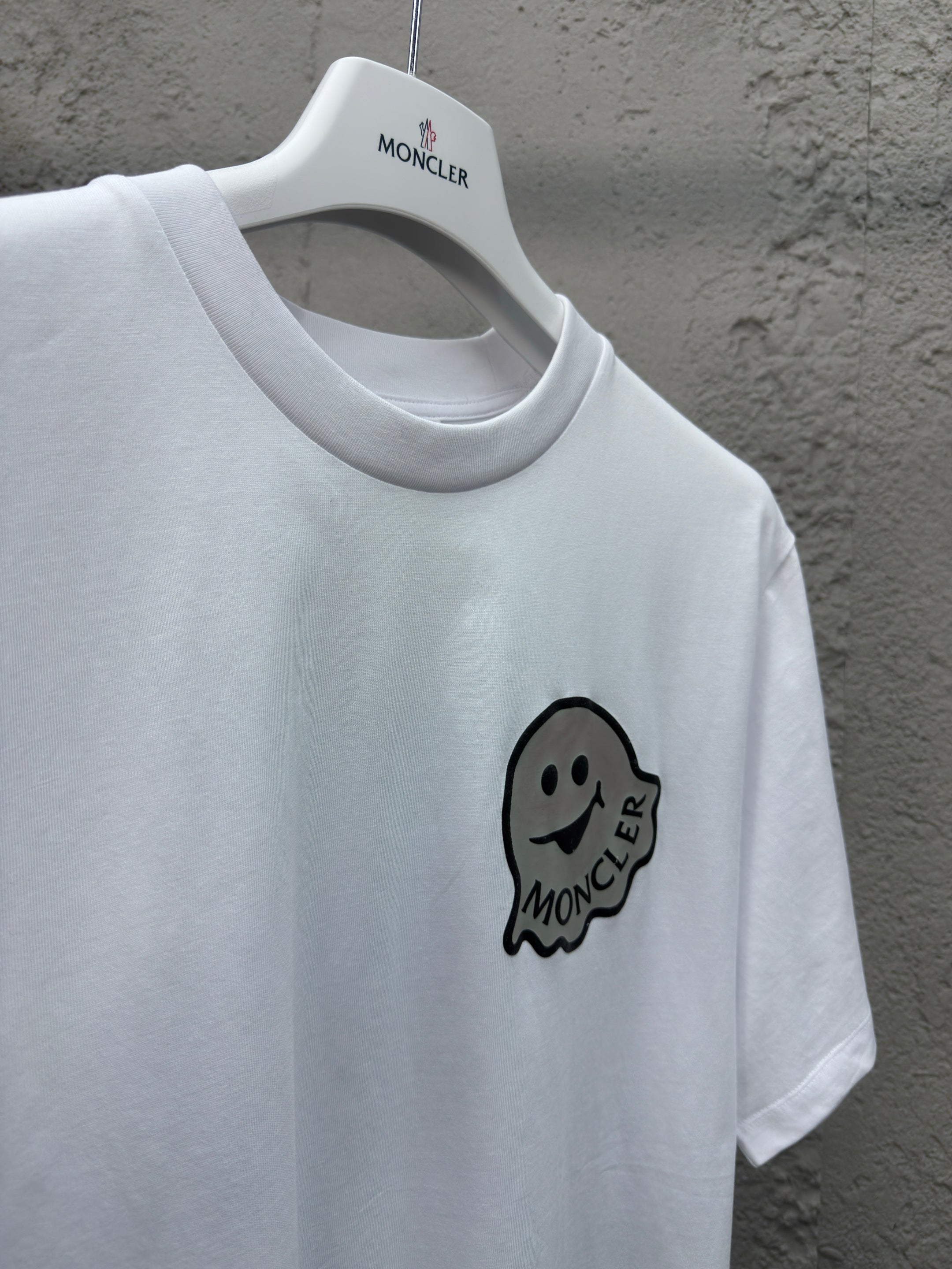 T SHIRT BLANC LOGO FANTÔME MNCLR