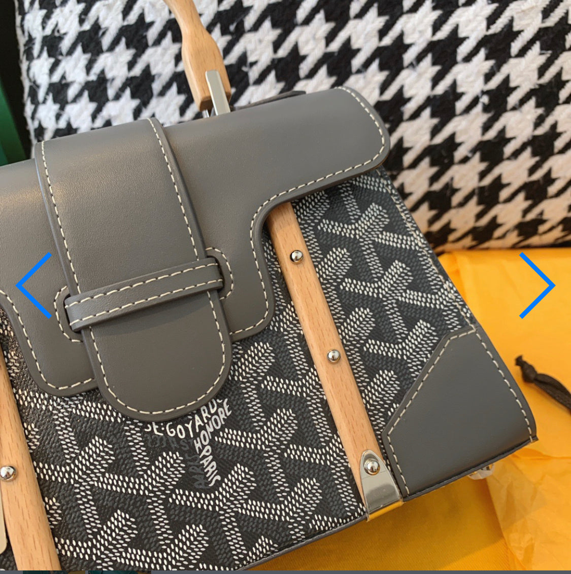 Sac Saigon mini grey facture