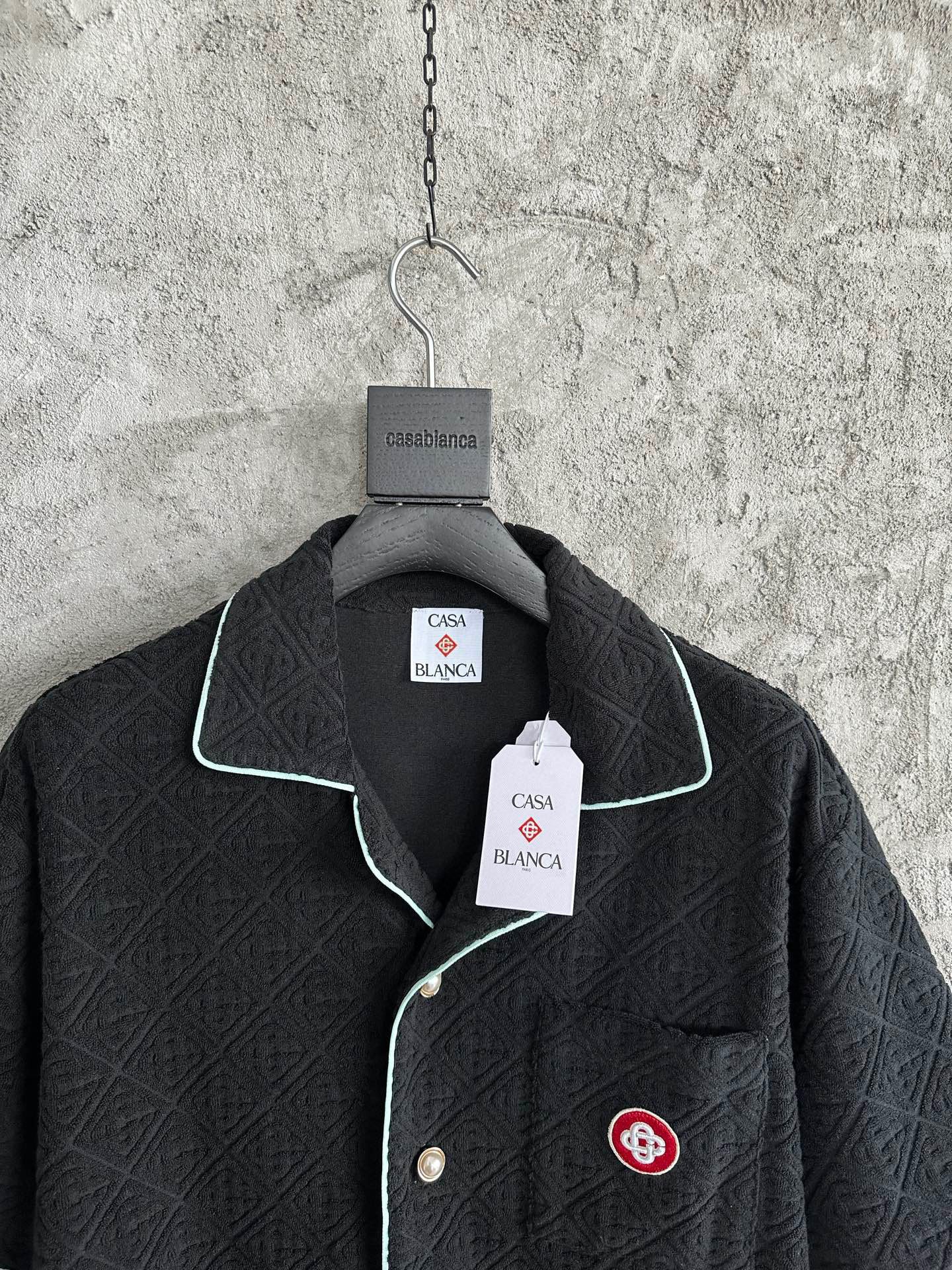 Chemise Casa - MONOGRAM JACQUARD TOWELLING SHORT SLEEVE SHIRT