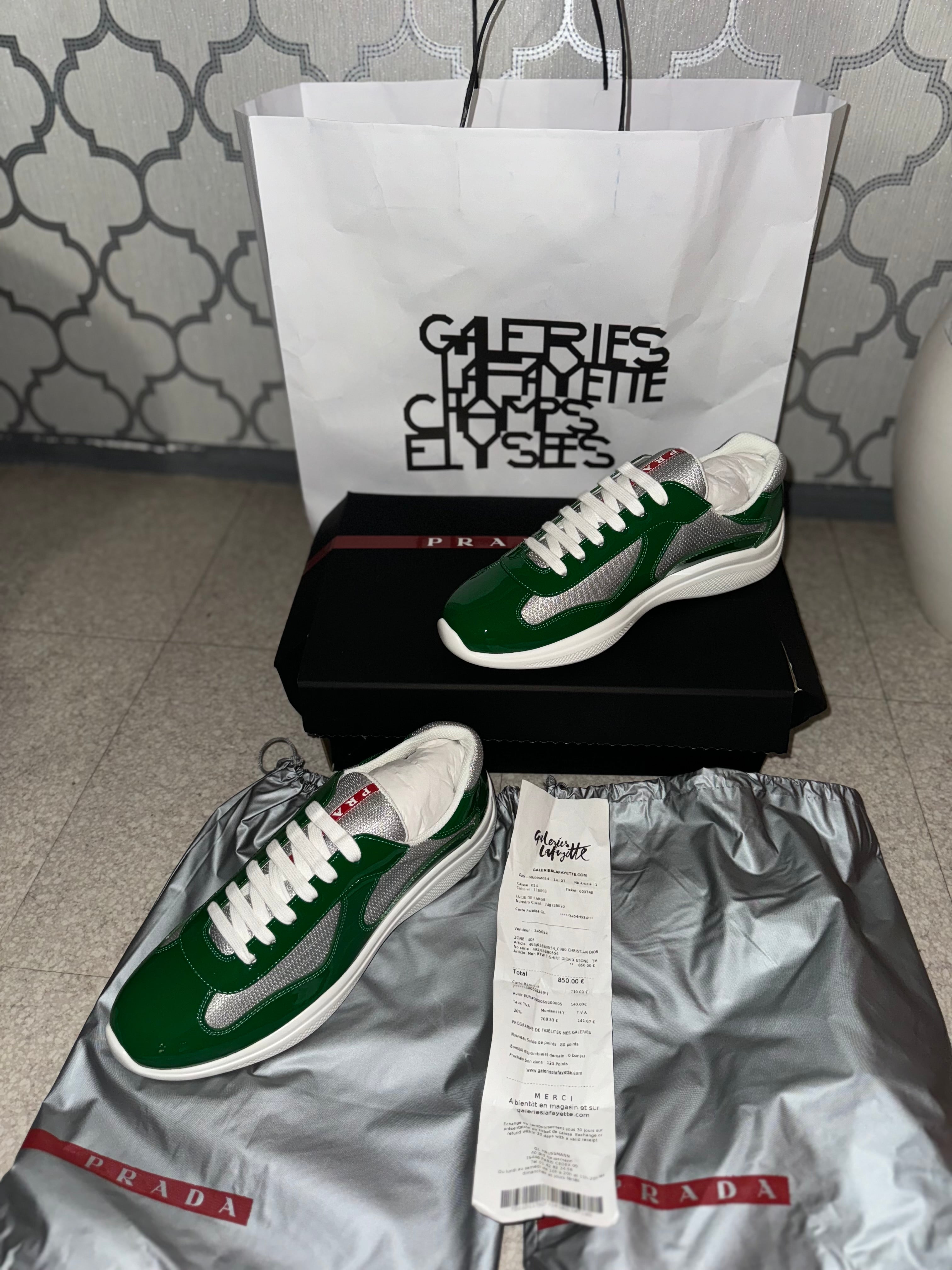 Sneakers Prd America ´ s Cup Gomme & tissu bike green 9/10