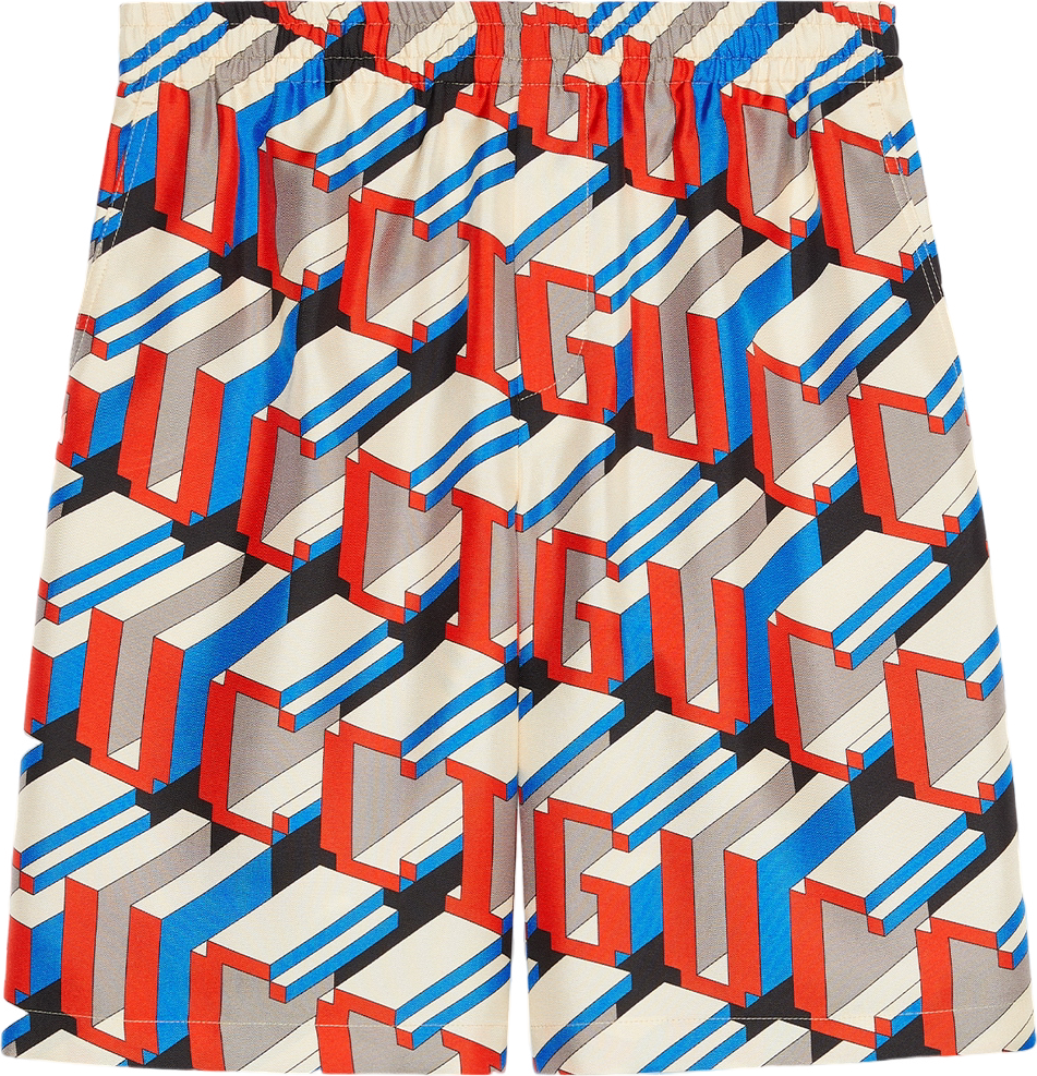 GG logo print shorts