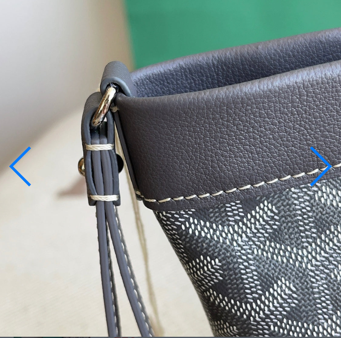 Pochette conti grey facture