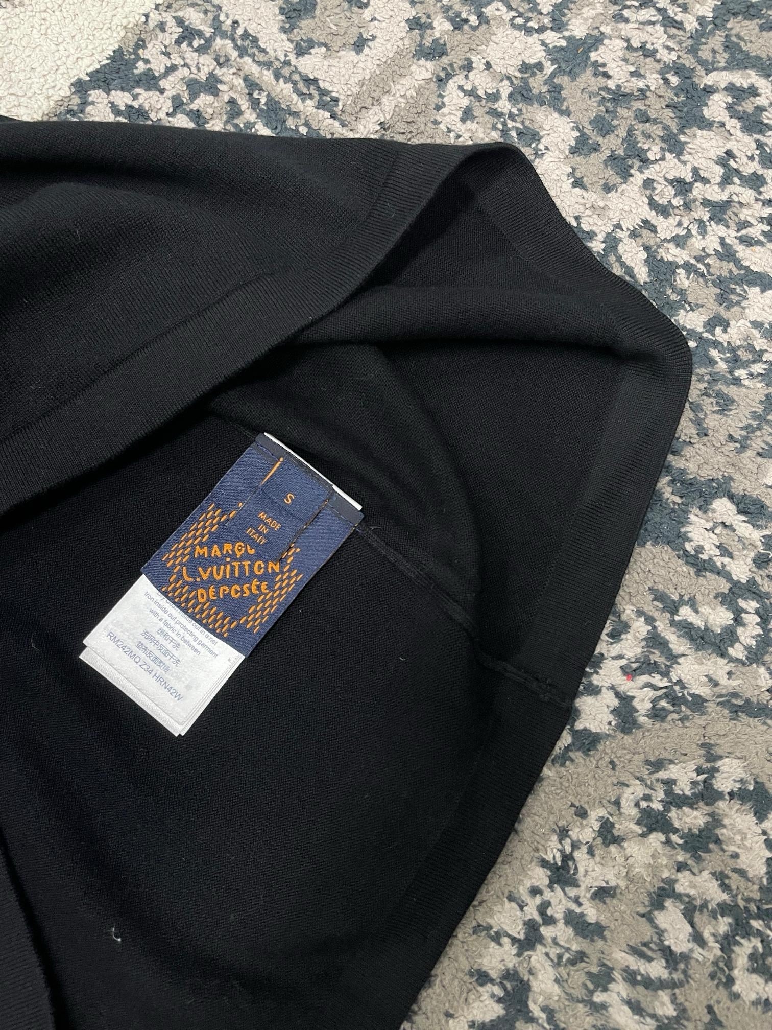 Lv 2024 schwarzes T-Shirt
