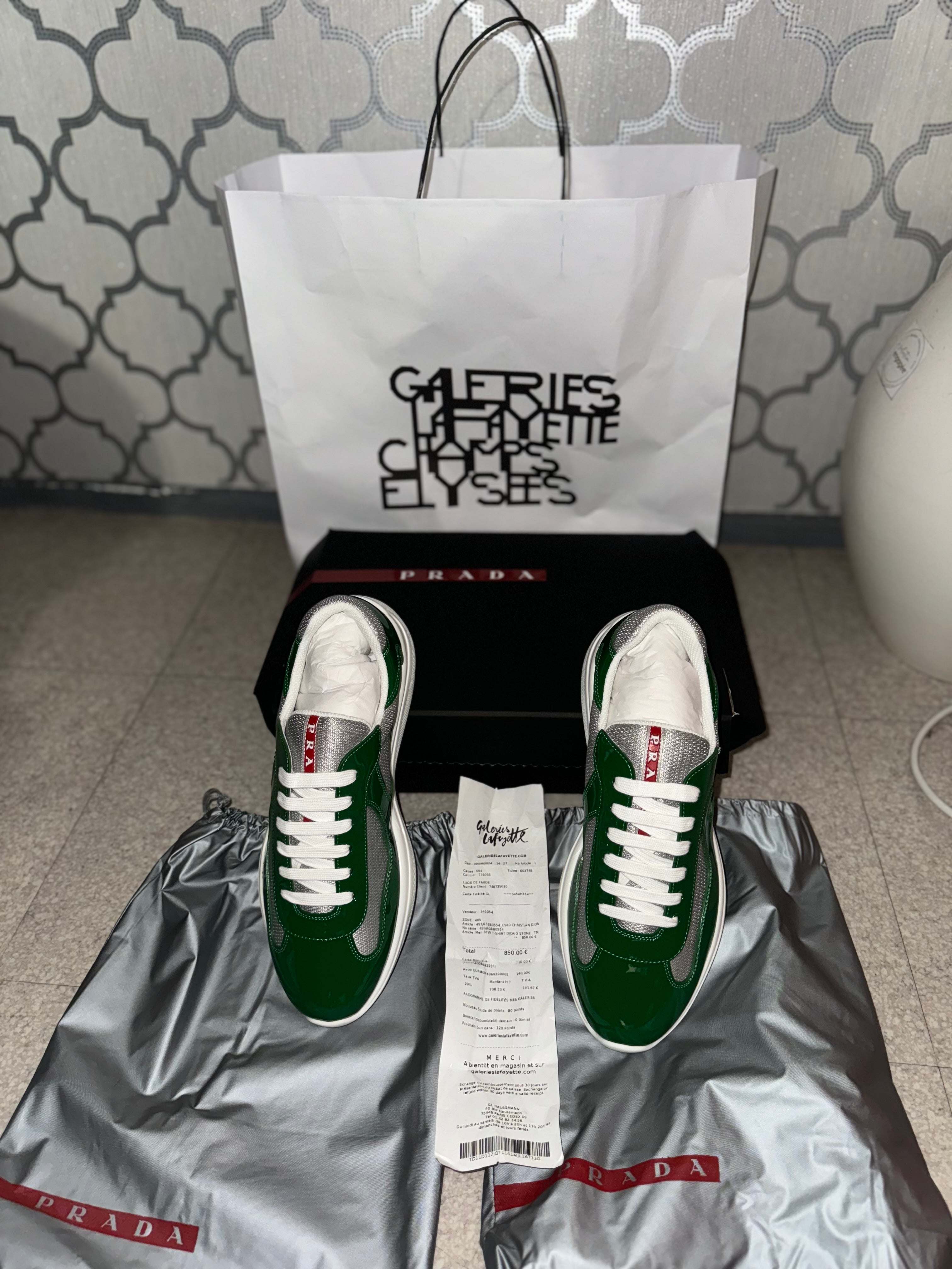 Sneakers Prd America ´ s Cup Gomme & tissu bike green 9/10