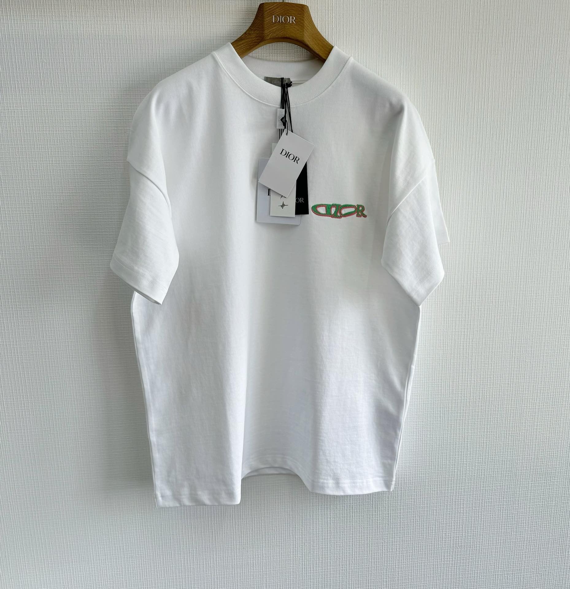 T-shirt CD AND LEWIS HAMILTON, coupe oversize Jersey de coton blanc