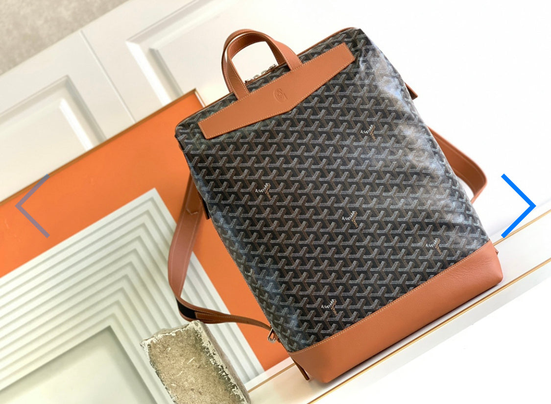 Cisalpin Brown backpack invoice