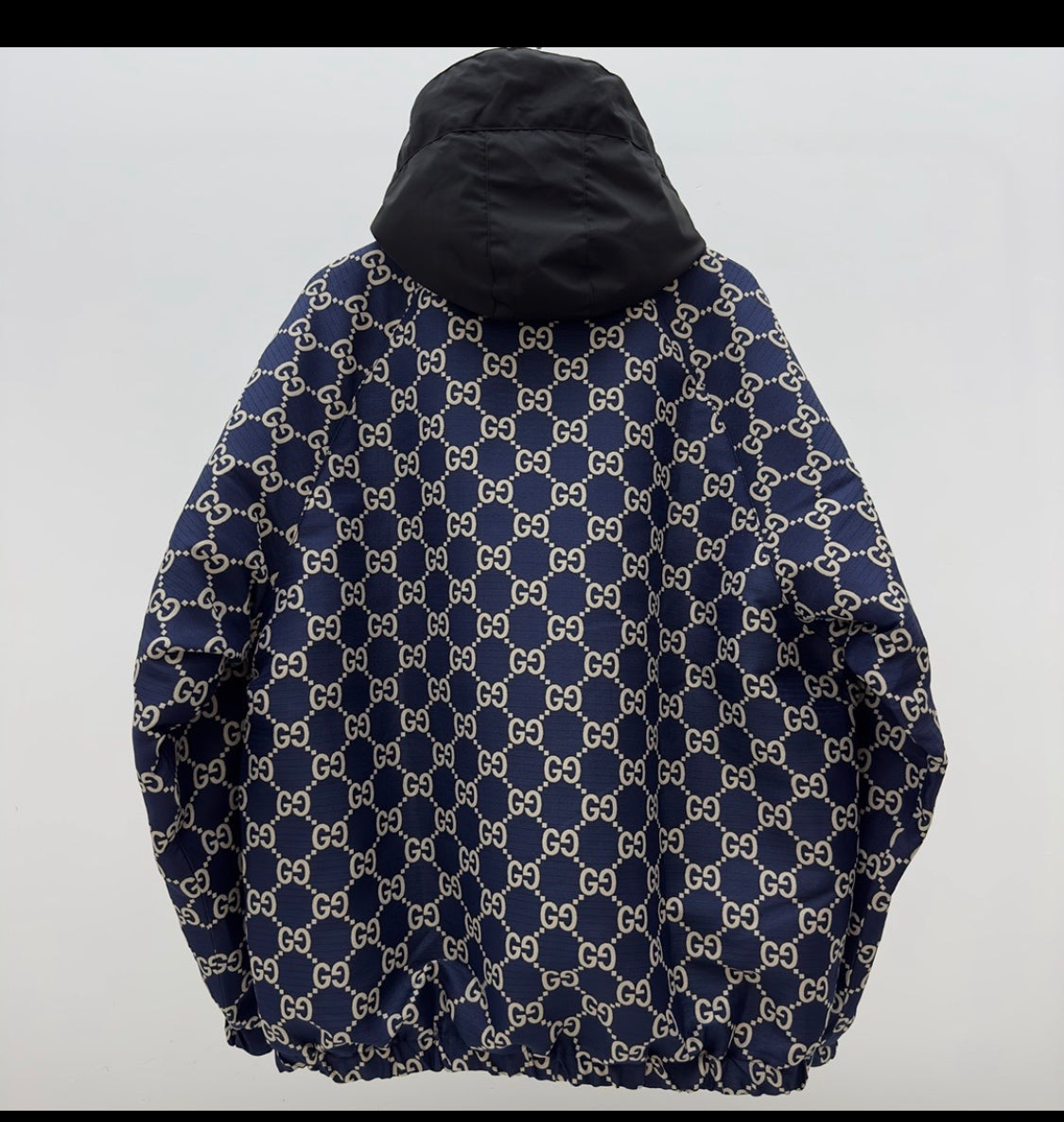 Veste gg blue night / black reversible facture
