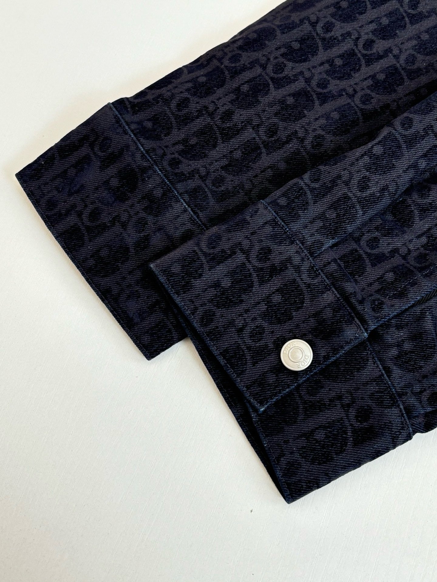 Surchemise Denim CD Oblique noir