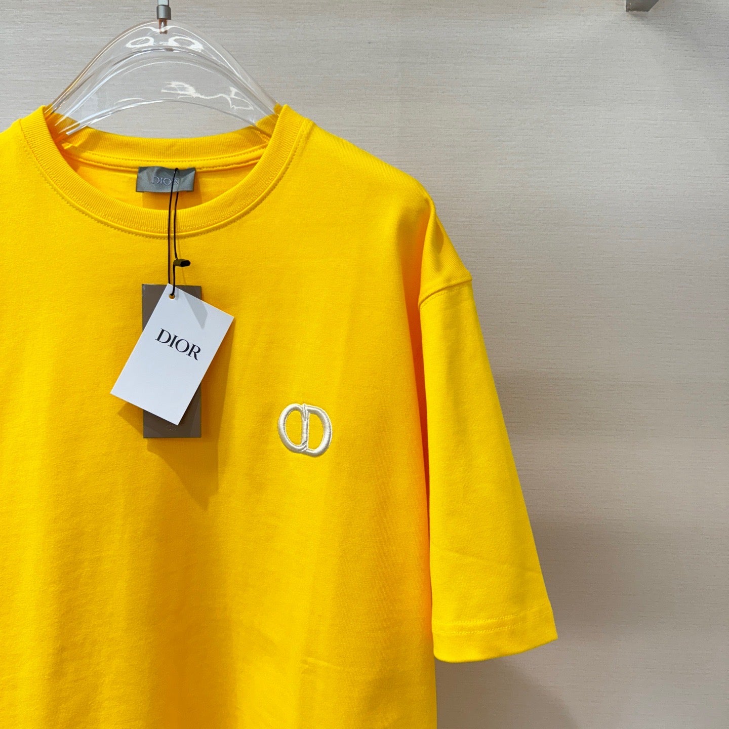 T-shirt CD Icon, coupe relax jaune