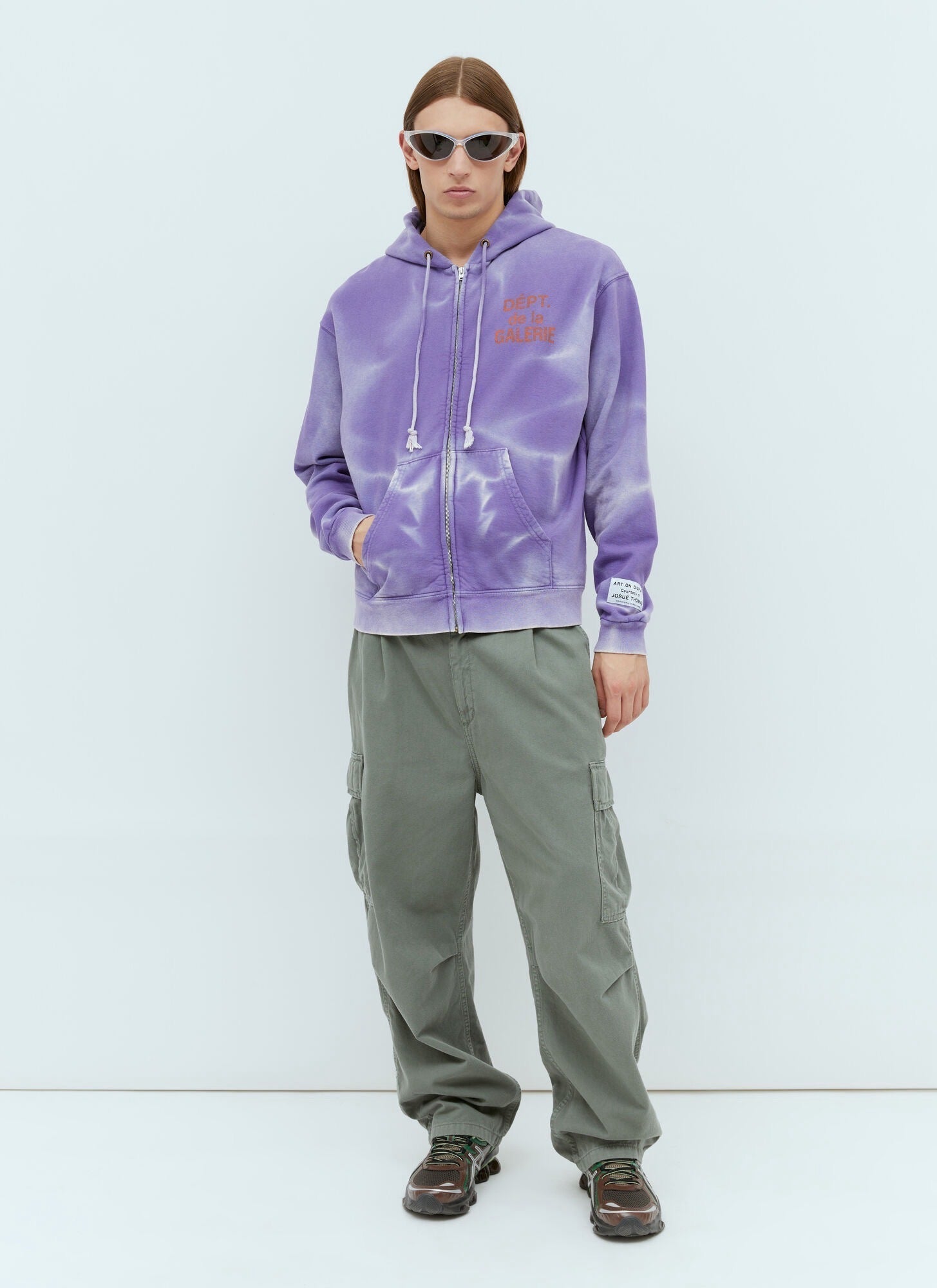 Gallery Dept purple sweatshirt