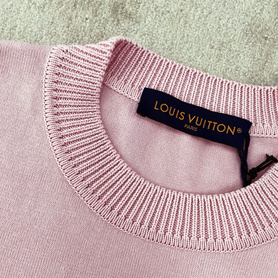 Tee-shirt manches courtes à signature brodée