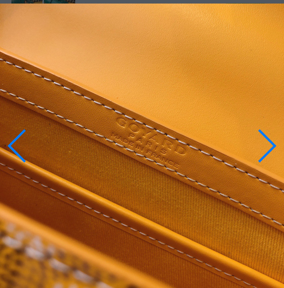 Sac Saigon mini yellow facture