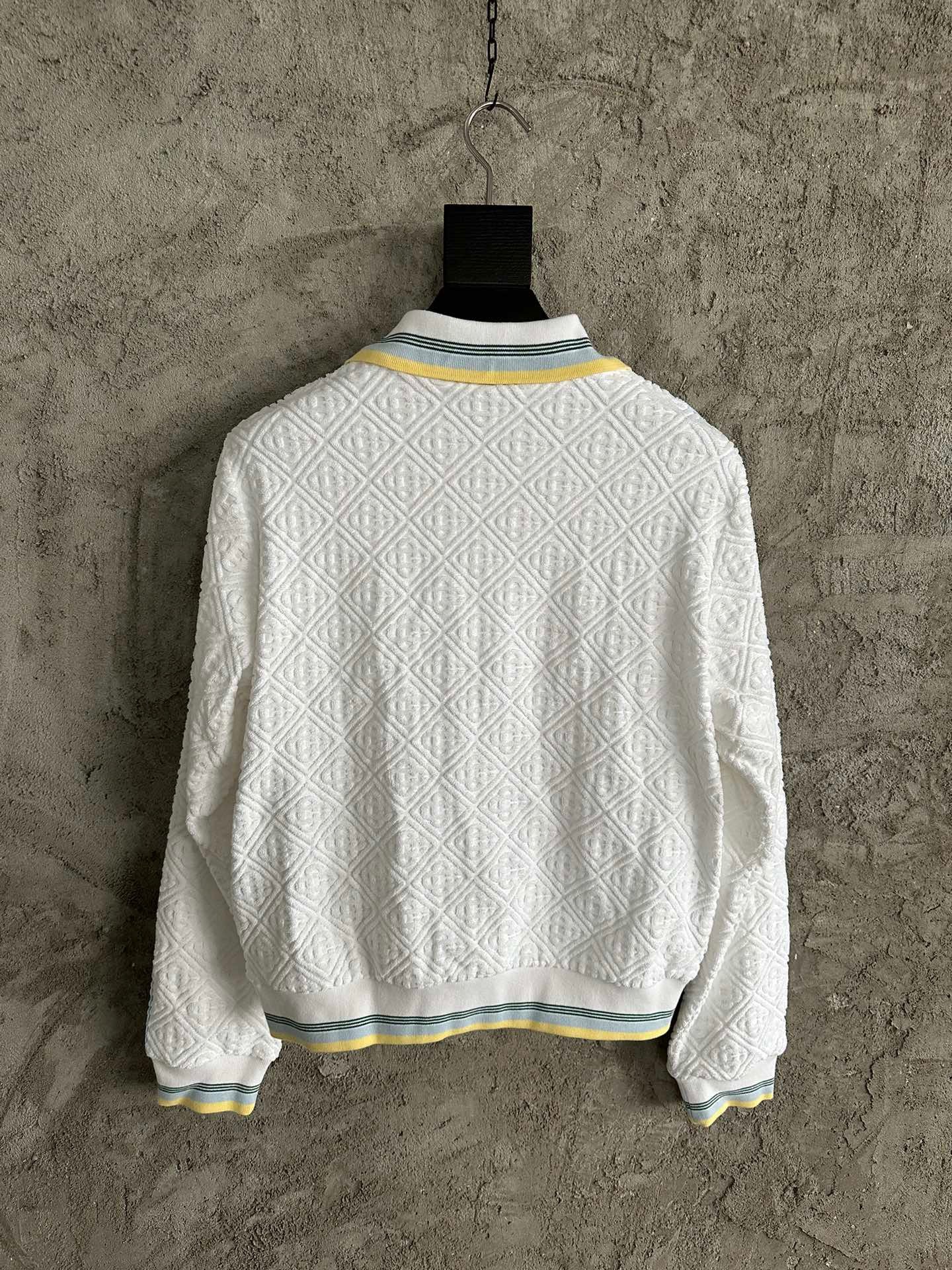 CASAB MONOGRAM TOWELLING TRACK JACKET